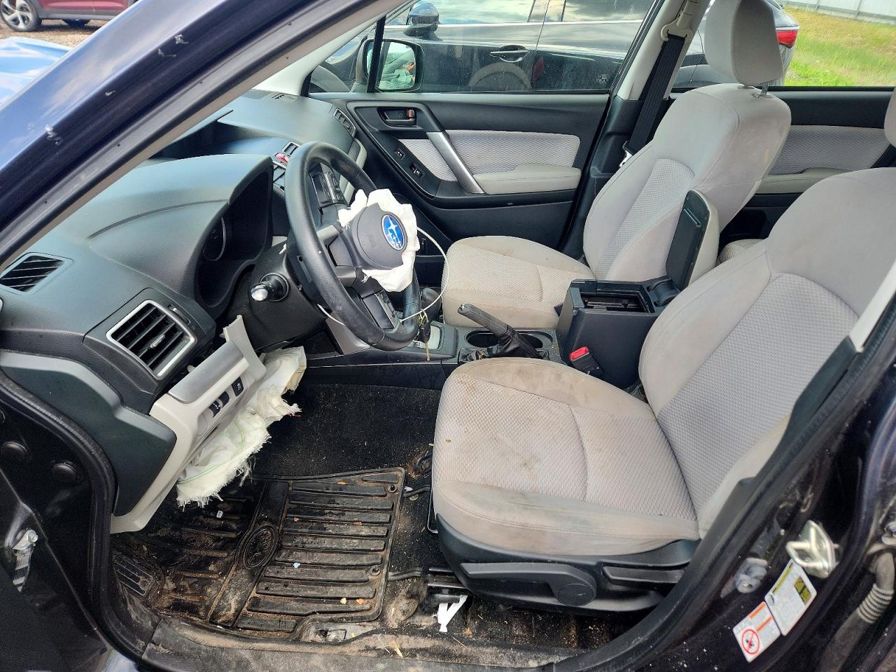 2017 Subaru Forester 2.5i Gray vin: JF2SJABC6HH488582