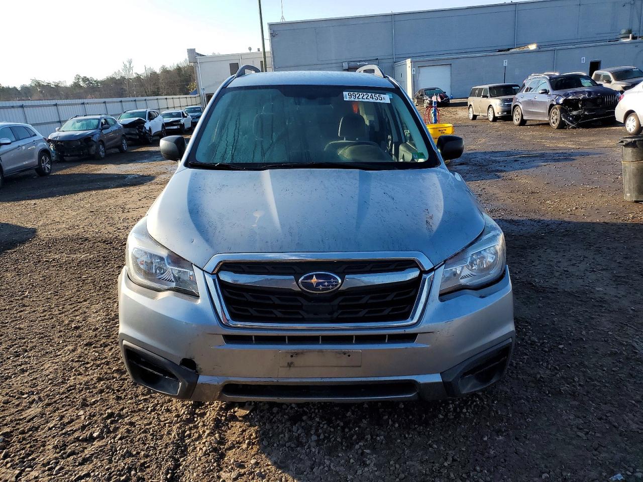 2017 Subaru Forester 2.5i Silver vin: JF2SJABC6HH494592