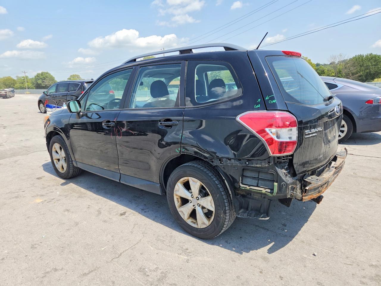 2015 Subaru Forester 2.5i Черный vin: JF2SJABC7FH446712