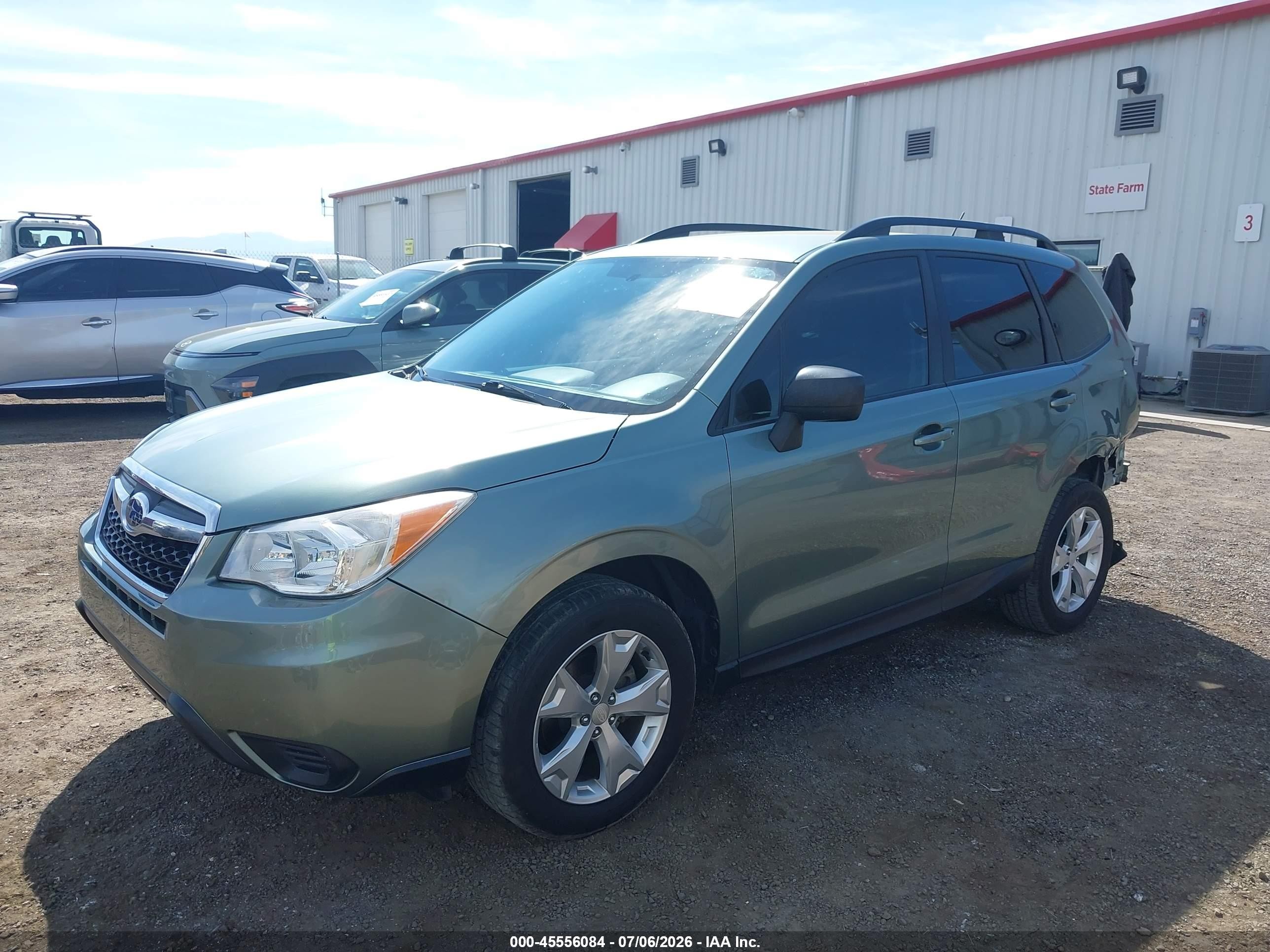 2015 Subaru Forester 2.5i Green vin: JF2SJABC7FH456026