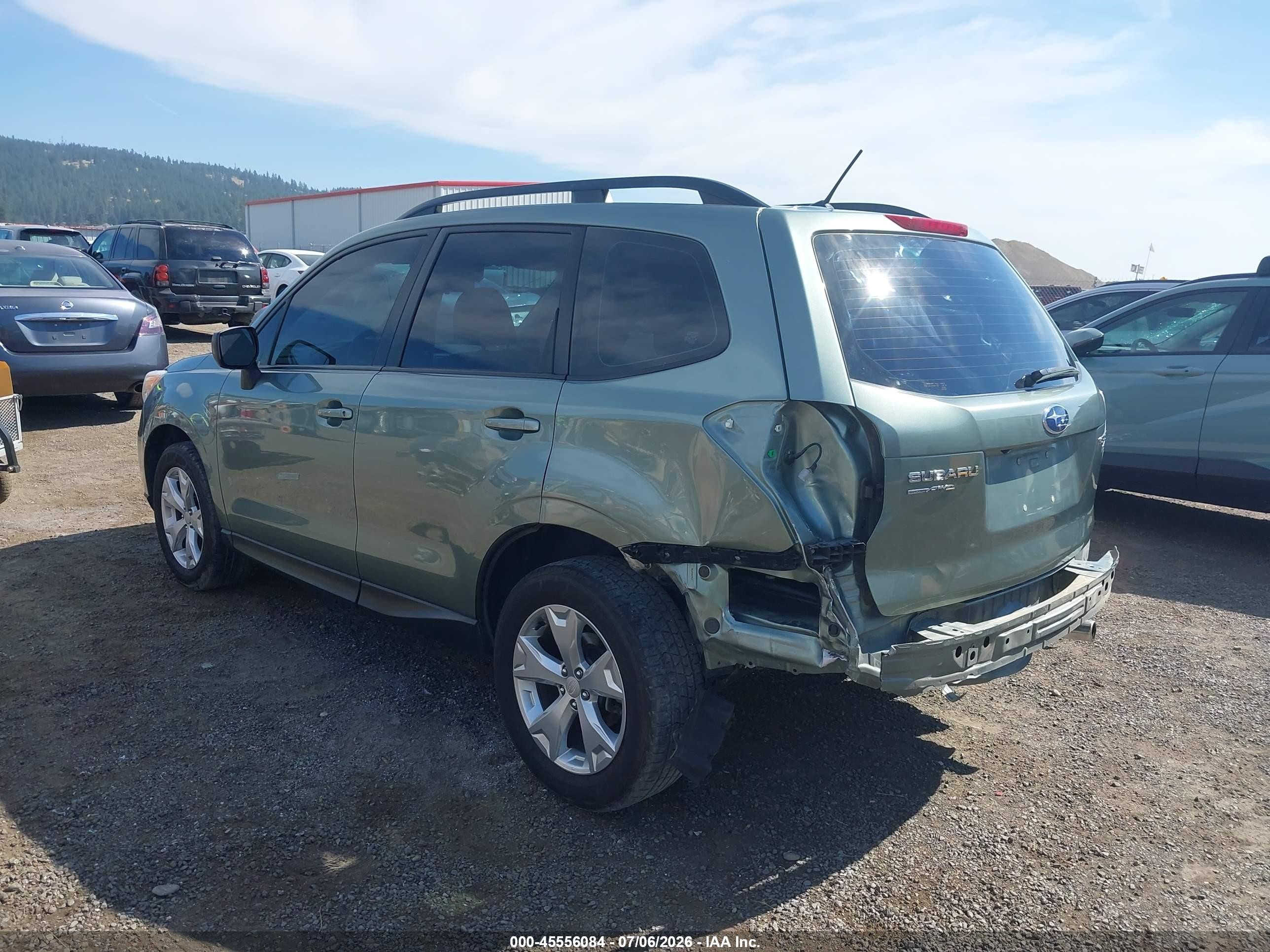 2015 Subaru Forester 2.5i Green vin: JF2SJABC7FH456026