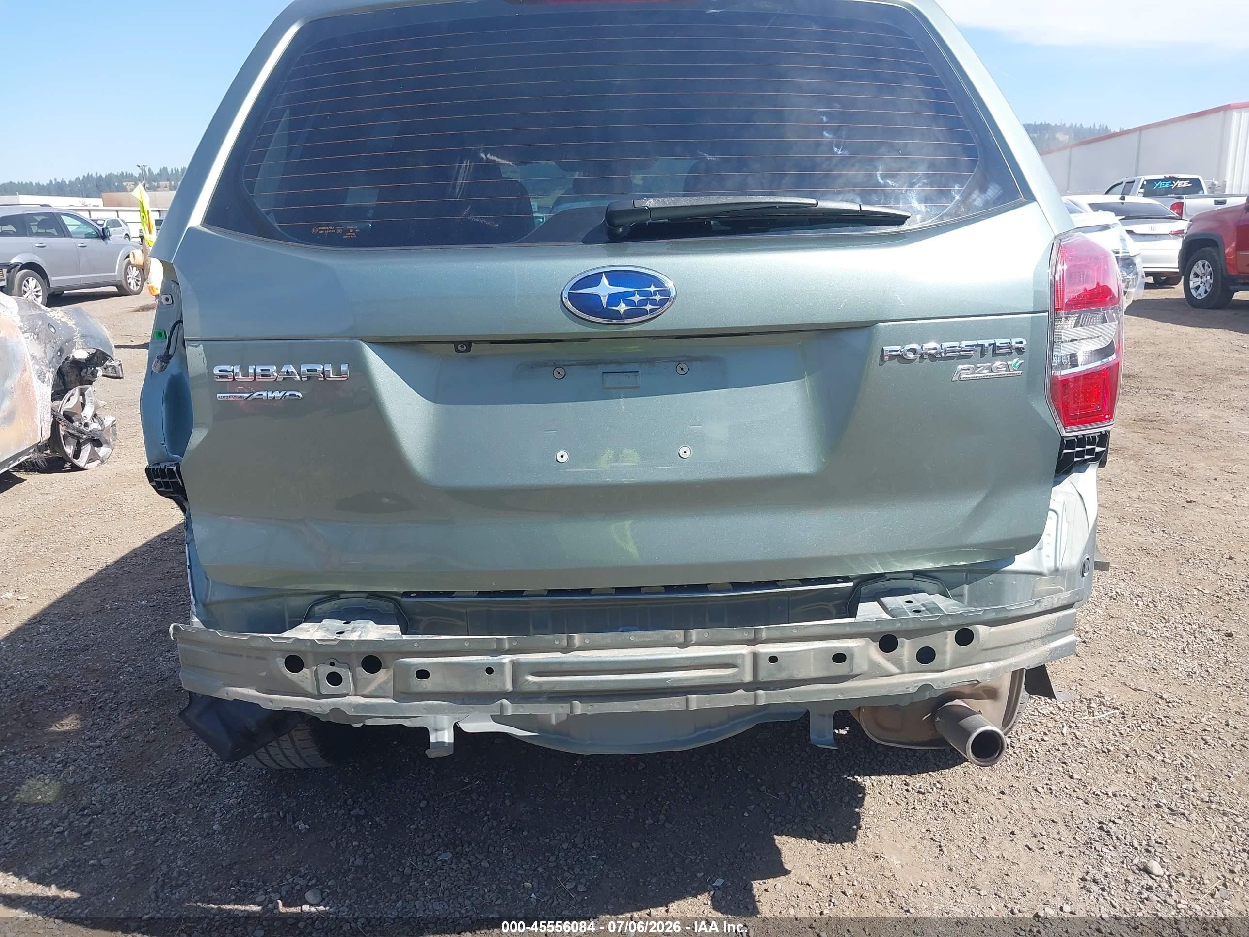 2015 Subaru Forester 2.5i Green vin: JF2SJABC7FH456026