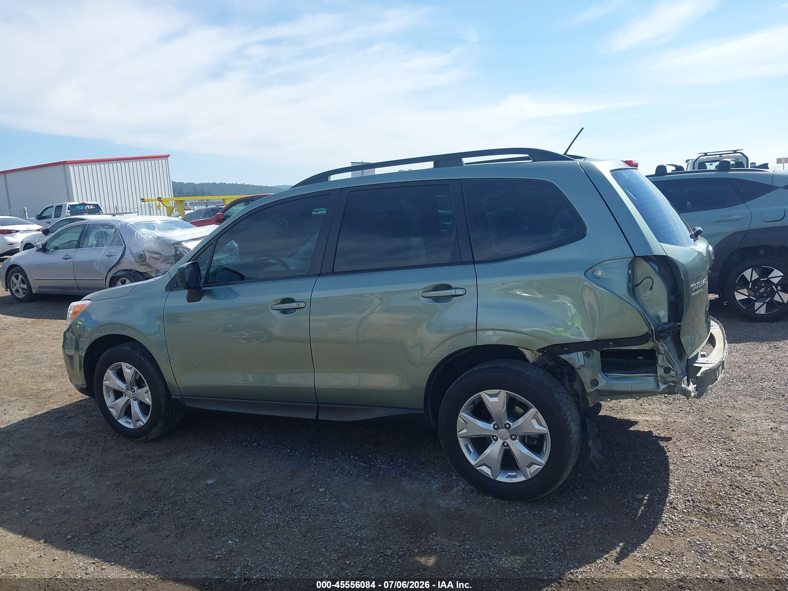 2015 Subaru Forester 2.5i Green vin: JF2SJABC7FH456026