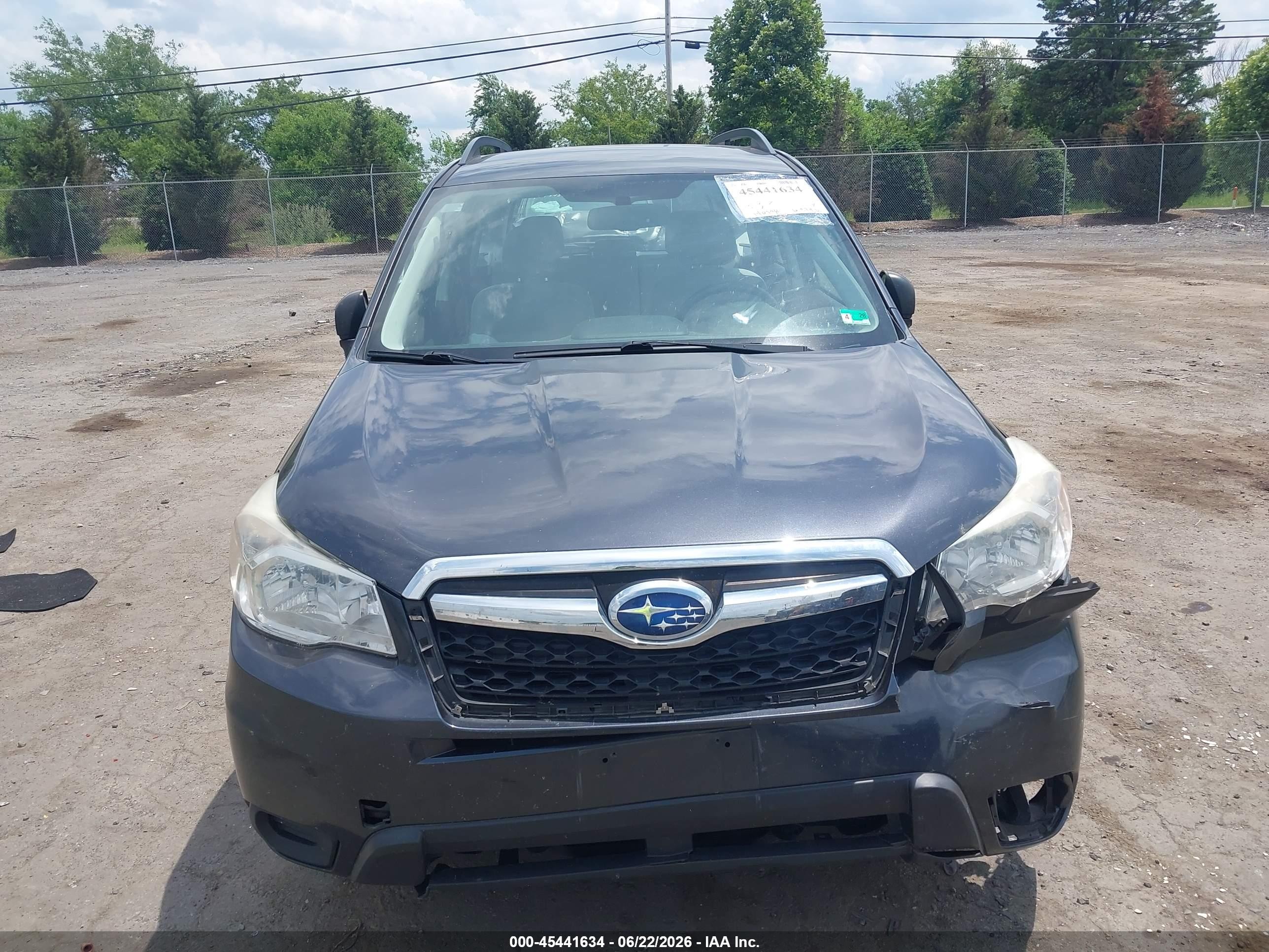 2015 Subaru Forester 2.5i Черный vin: JF2SJABC7FH521666