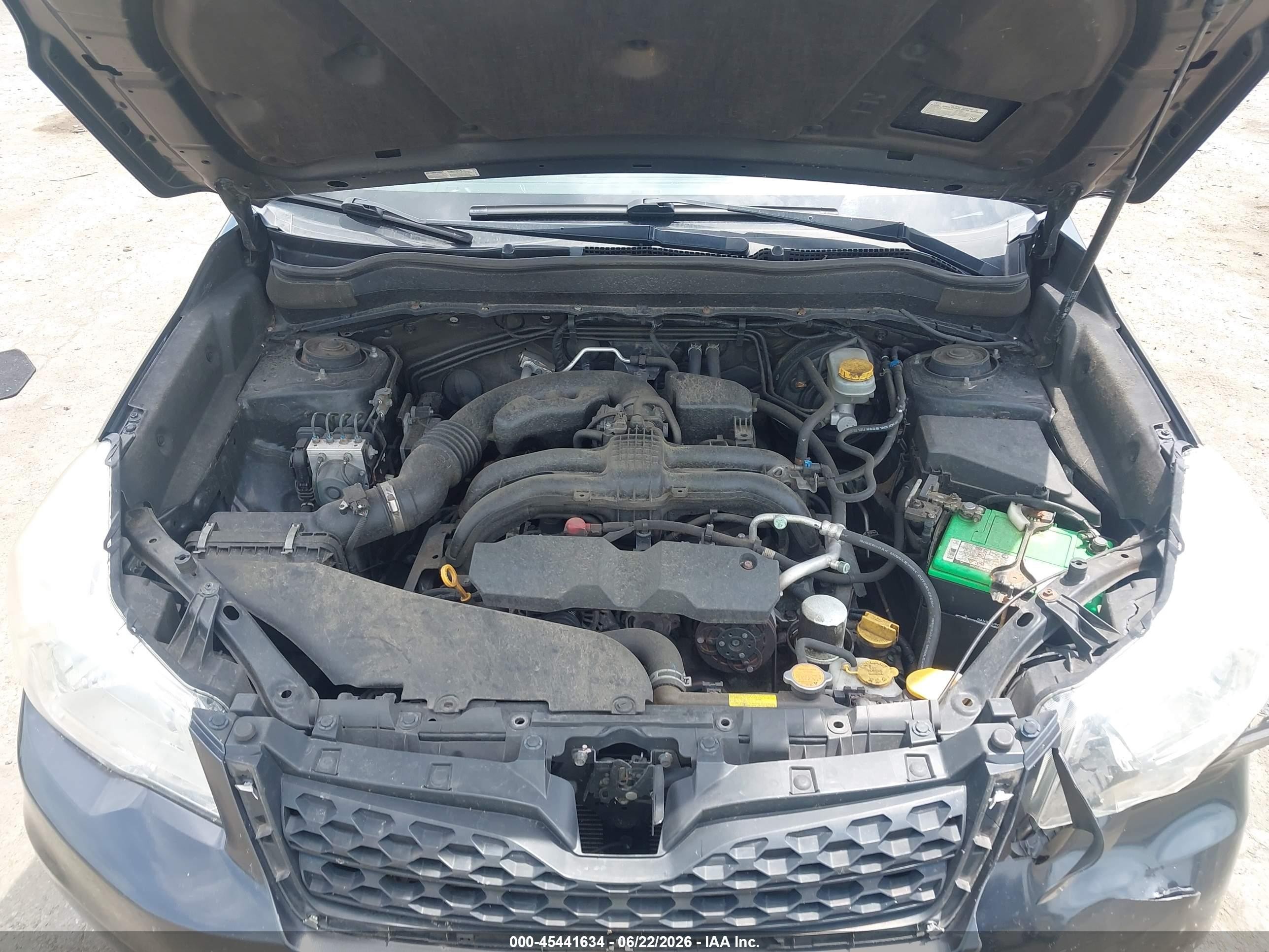 2015 Subaru Forester 2.5i Черный vin: JF2SJABC7FH521666