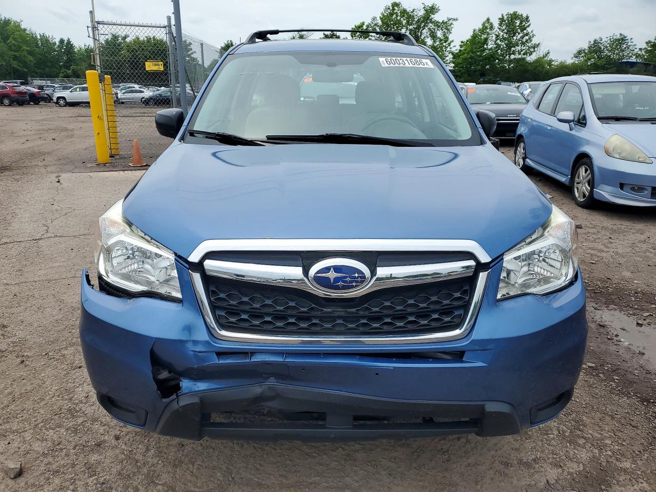 2015 Subaru Forester 2.5i Blue vin: JF2SJABC7FH572939