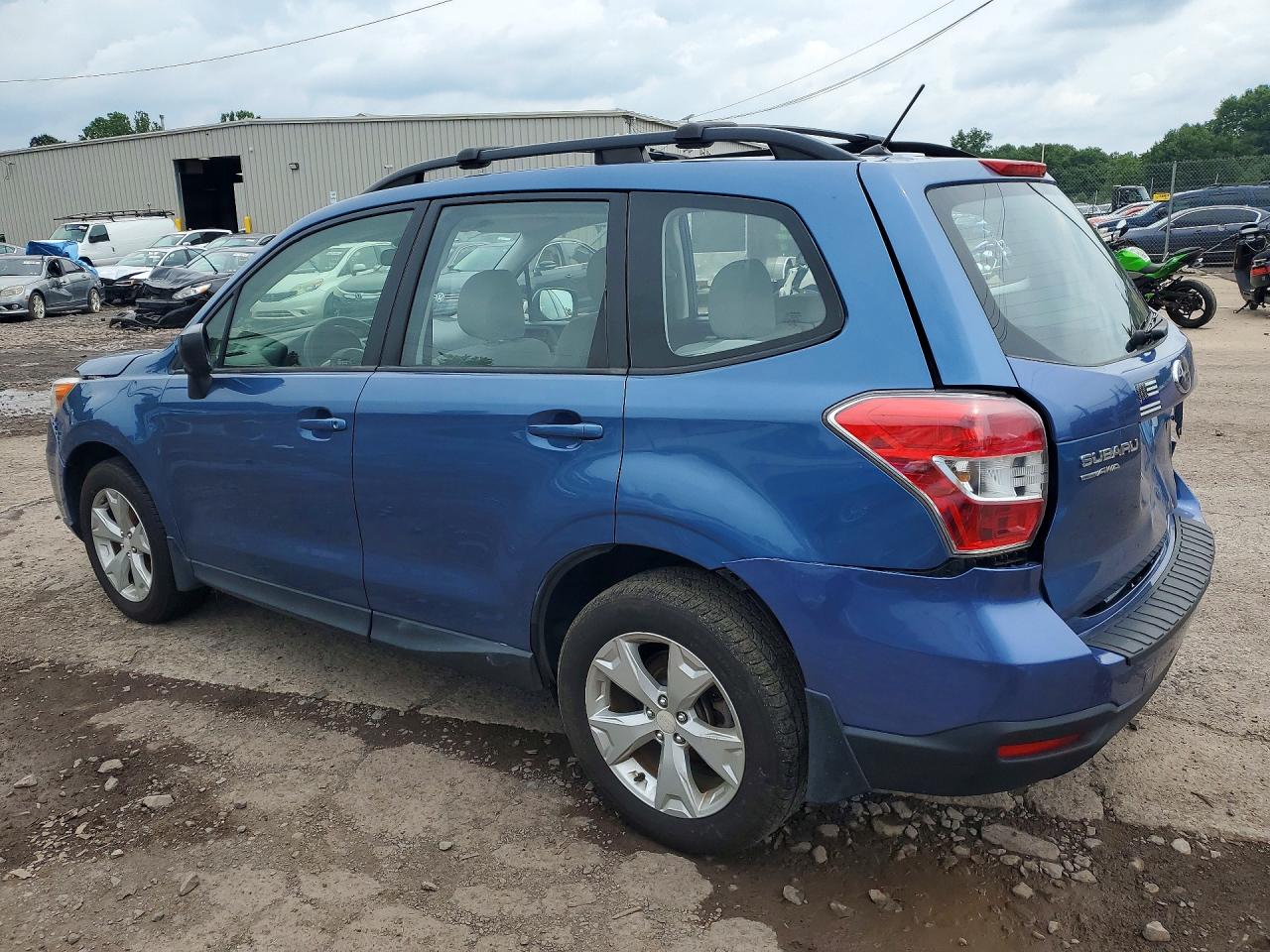2015 Subaru Forester 2.5i Blue vin: JF2SJABC7FH572939