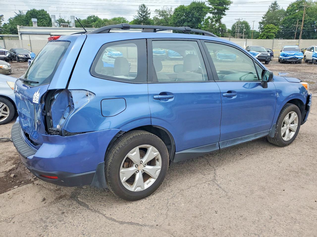 2015 Subaru Forester 2.5i Blue vin: JF2SJABC7FH572939