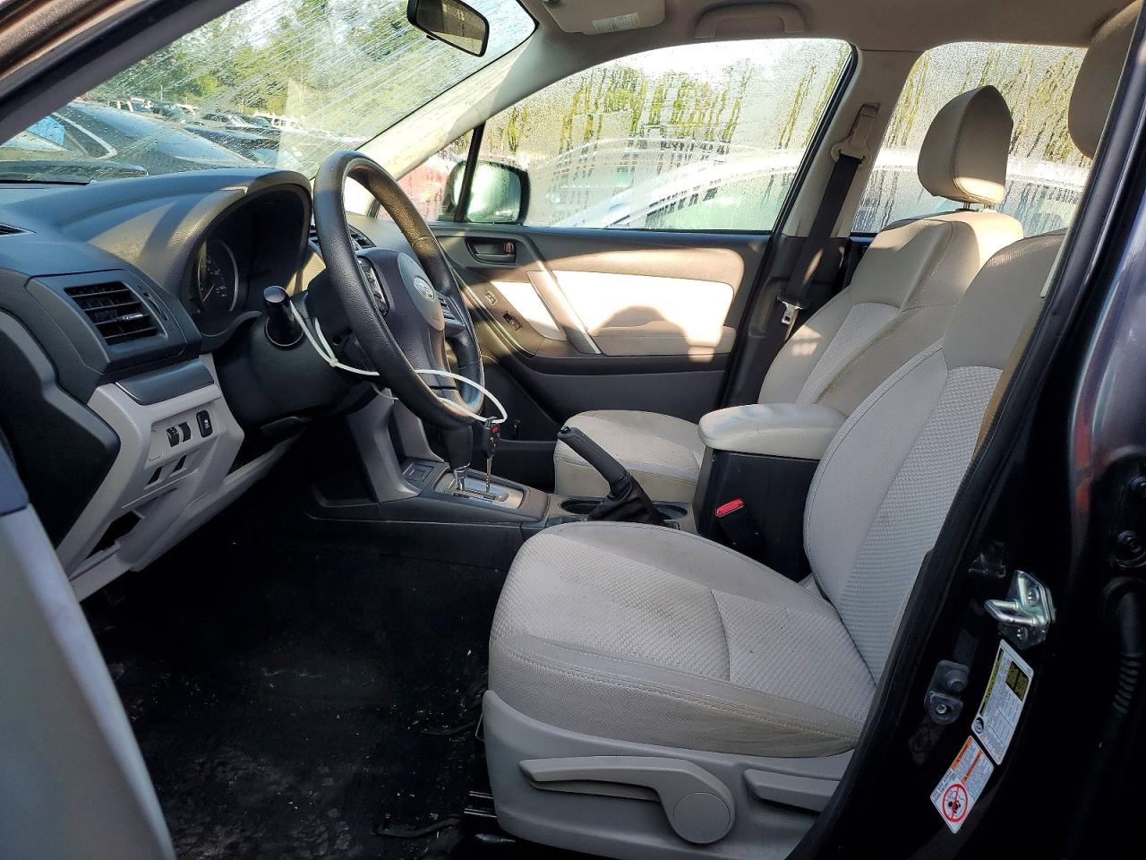 2015 Subaru Forester 2.5i Gray vin: JF2SJABC7FH578577