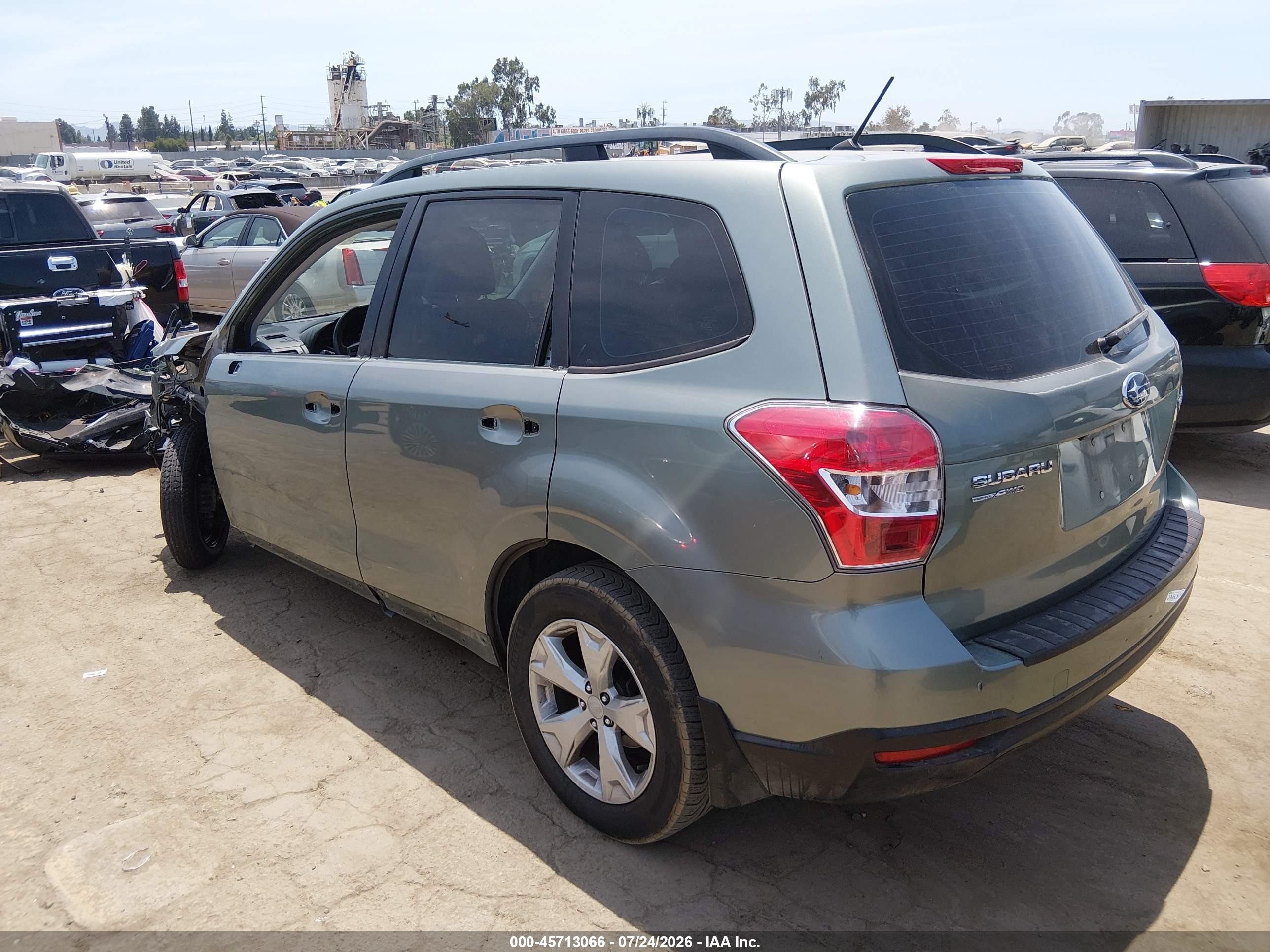 2015 Subaru Forester 2.5i Green vin: JF2SJABC7FH597596