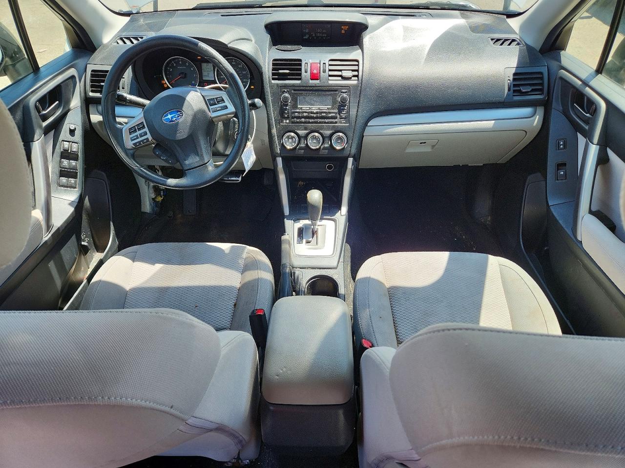 2015 Subaru Forester 2.5i White vin: JF2SJABC7FH839531