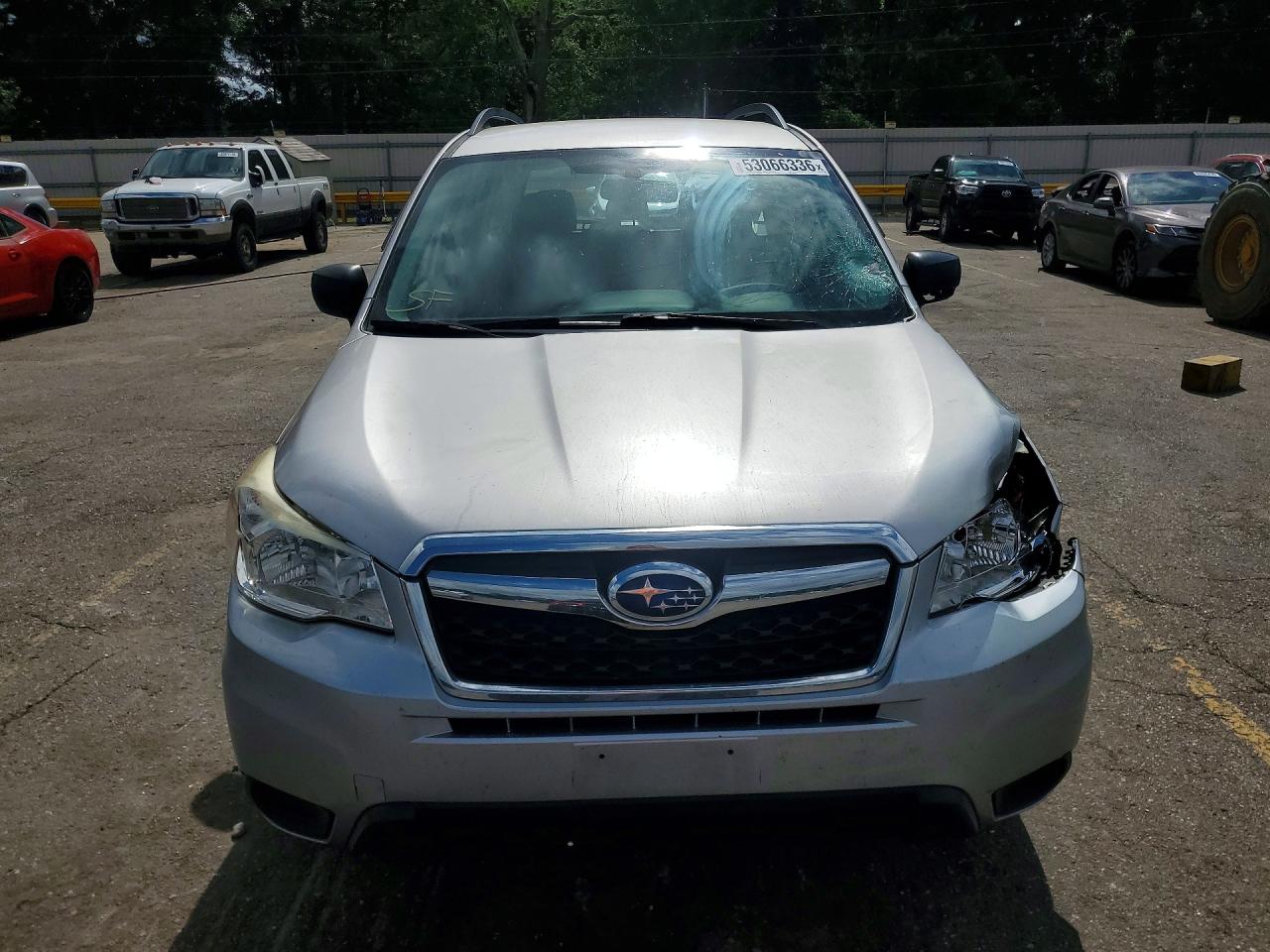 2016 Subaru Forester 2.5i Серебряный vin: JF2SJABC7GH451684