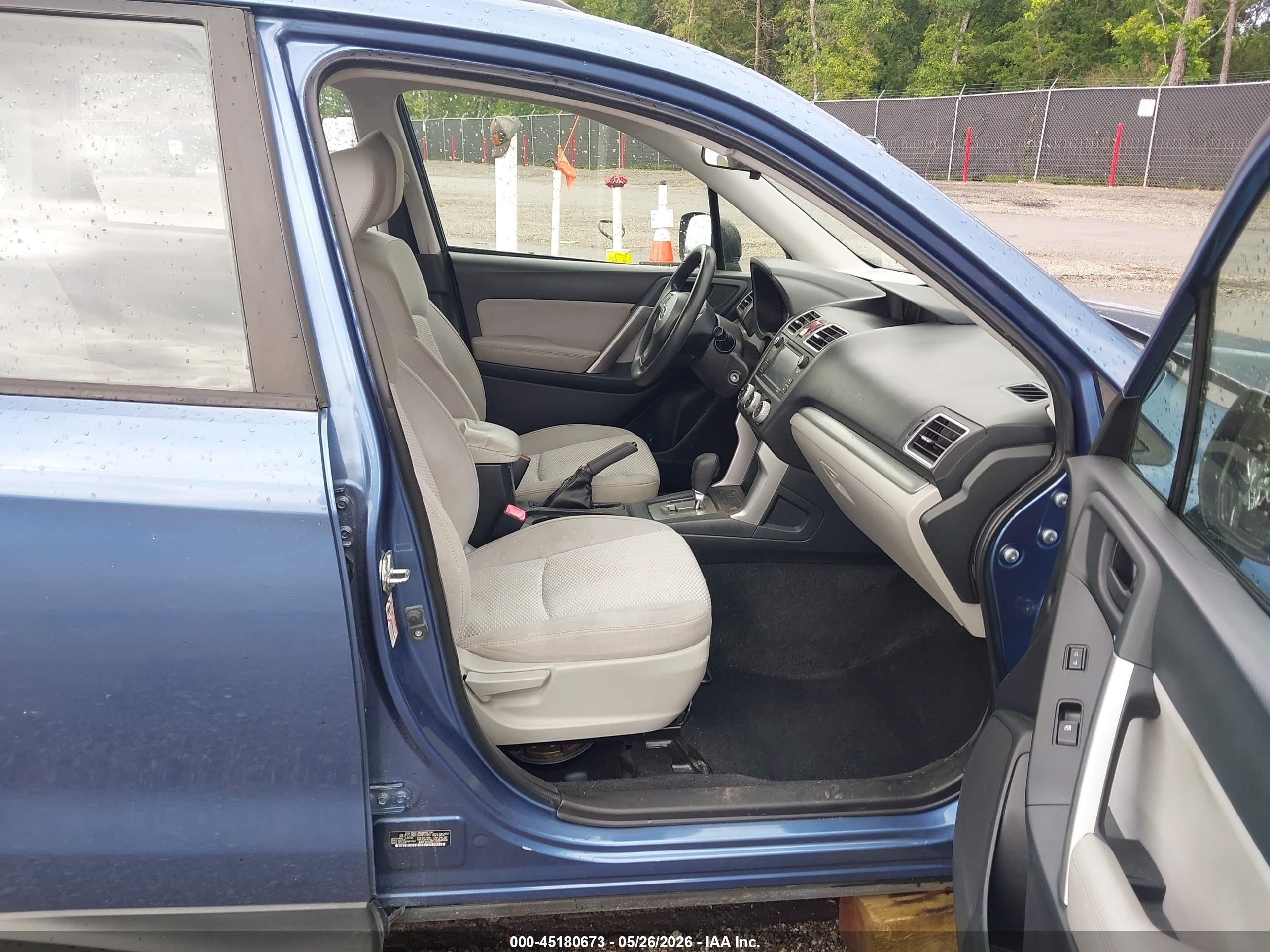 2016 Subaru Forester 2.5i Blue vin: JF2SJABC7GH452981