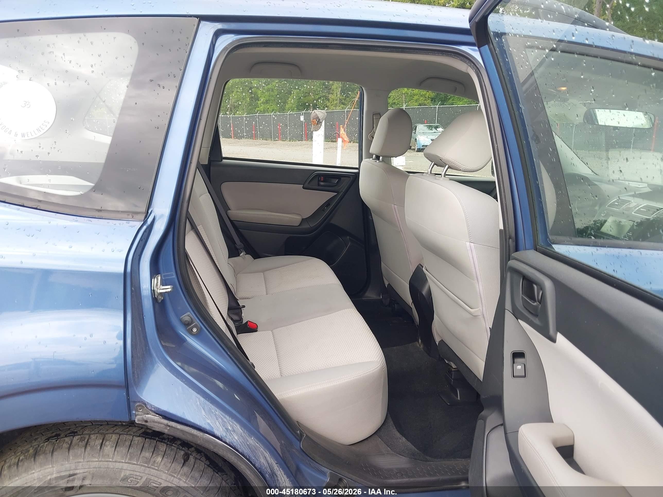 2016 Subaru Forester 2.5i Blue vin: JF2SJABC7GH452981