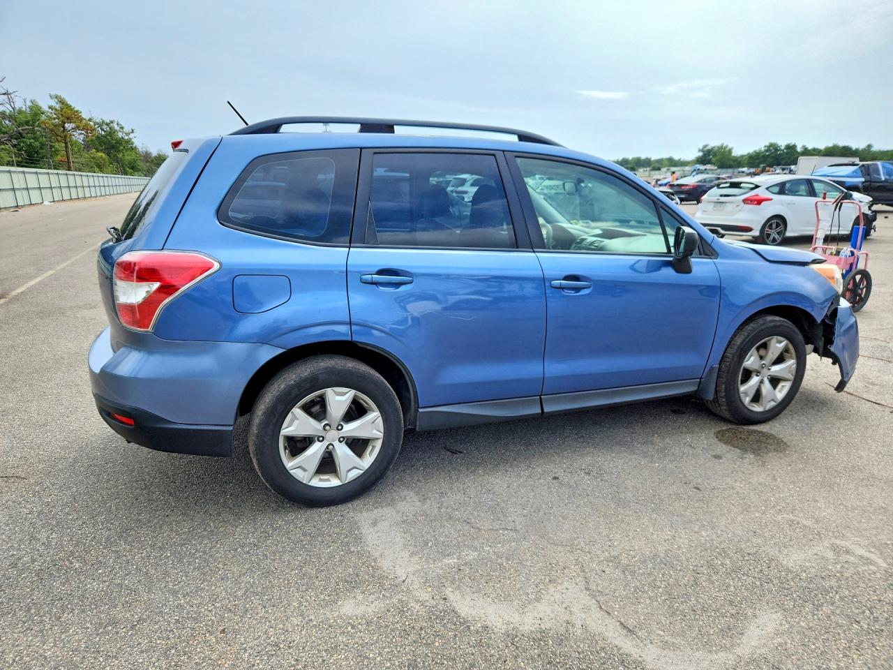 2015 Subaru Forester 2.5i Blue vin: JF2SJABC8FH530280
