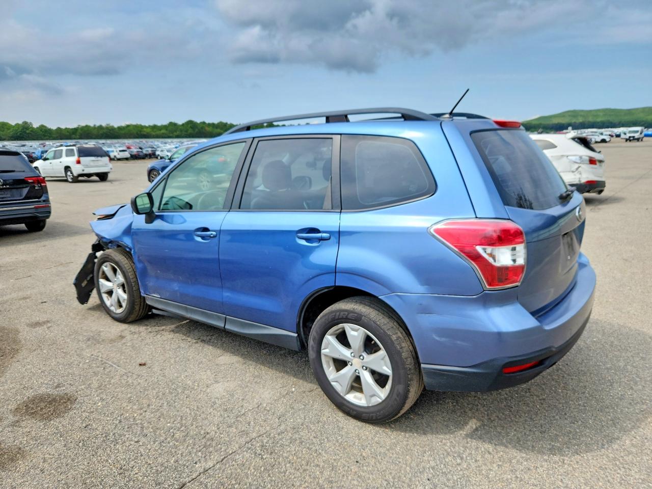 2015 Subaru Forester 2.5i Blue vin: JF2SJABC8FH530280