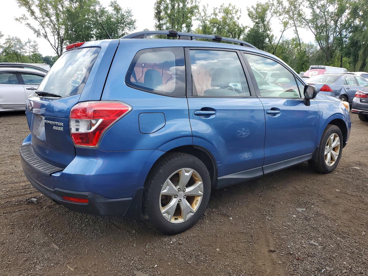 2015 Subaru Forester 2.5i Blue vin: JF2SJABC8FH807560