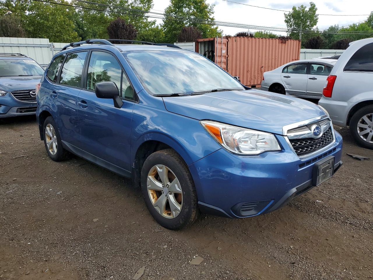 2015 Subaru Forester 2.5i Blue vin: JF2SJABC8FH807560