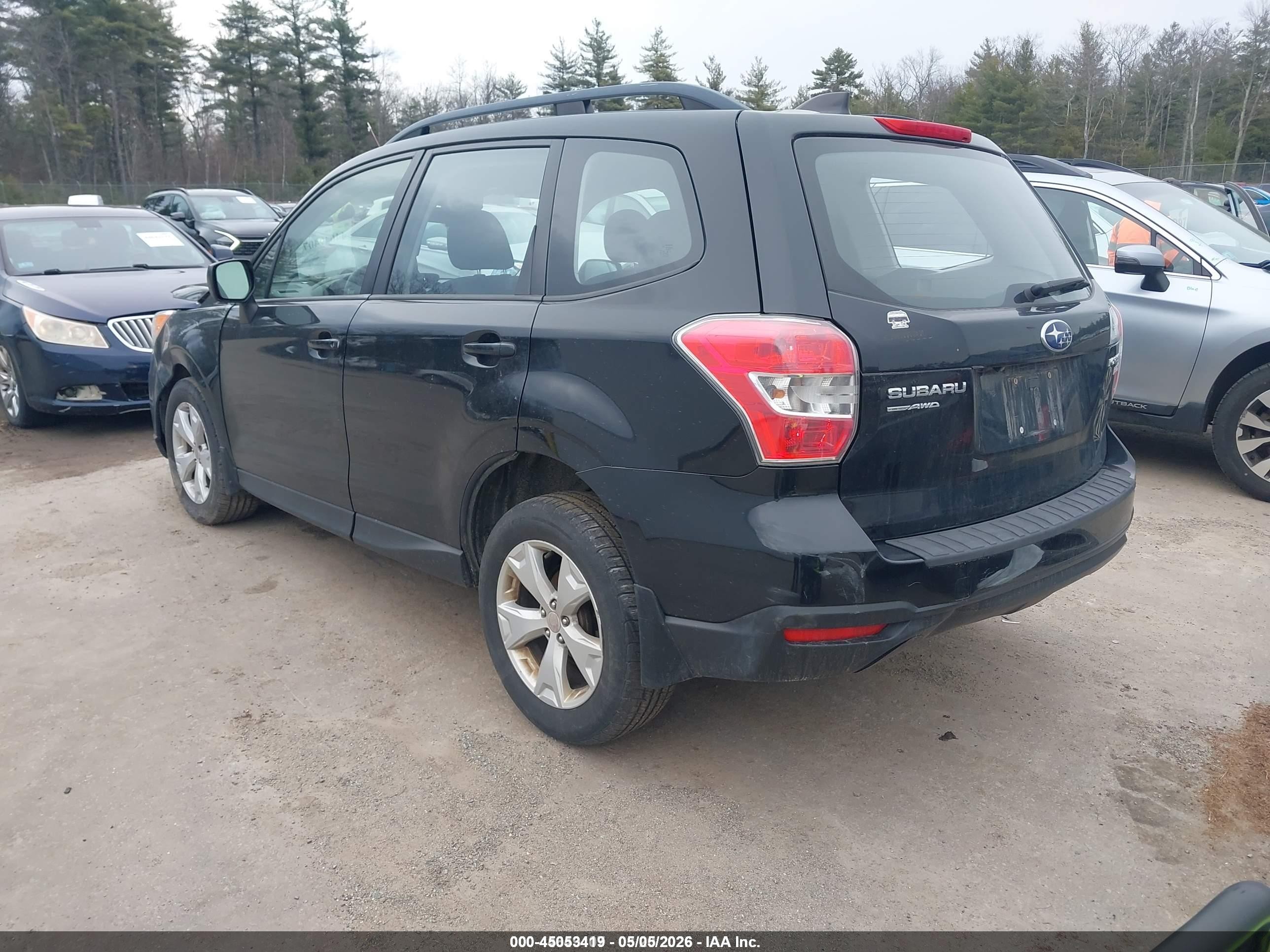 2016 Subaru Forester 2.5i Серый vin: JF2SJABC8GH440872