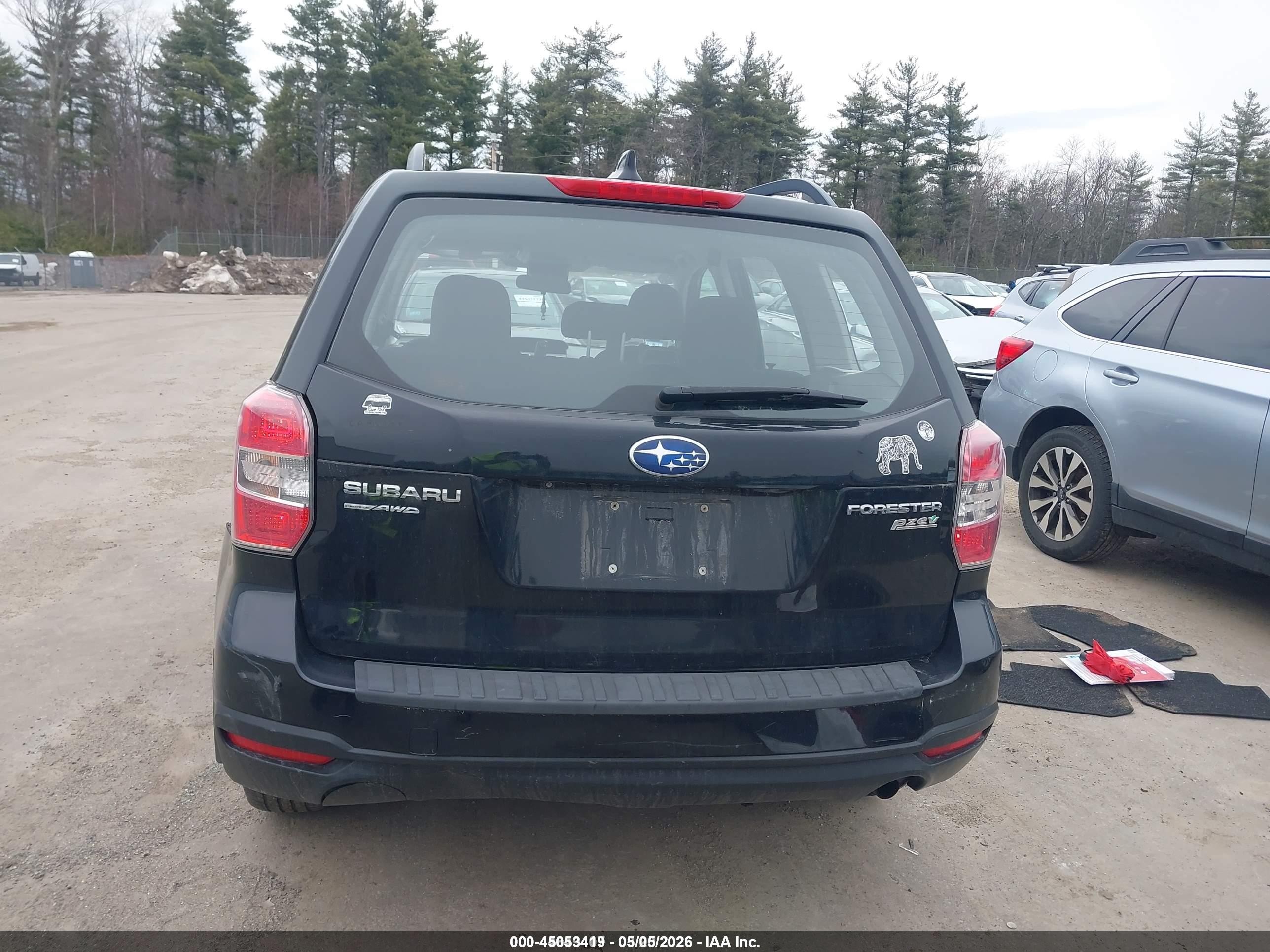 2016 Subaru Forester 2.5i Серый vin: JF2SJABC8GH440872