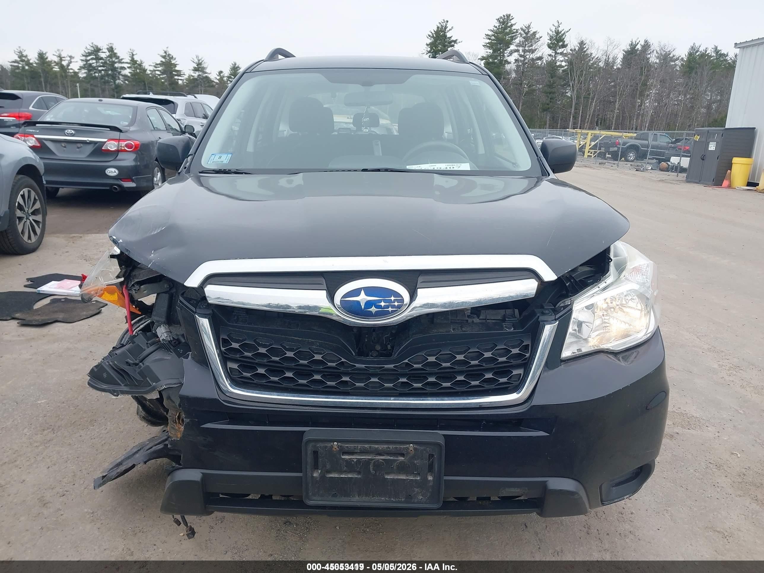 2016 Subaru Forester 2.5i Серый vin: JF2SJABC8GH440872