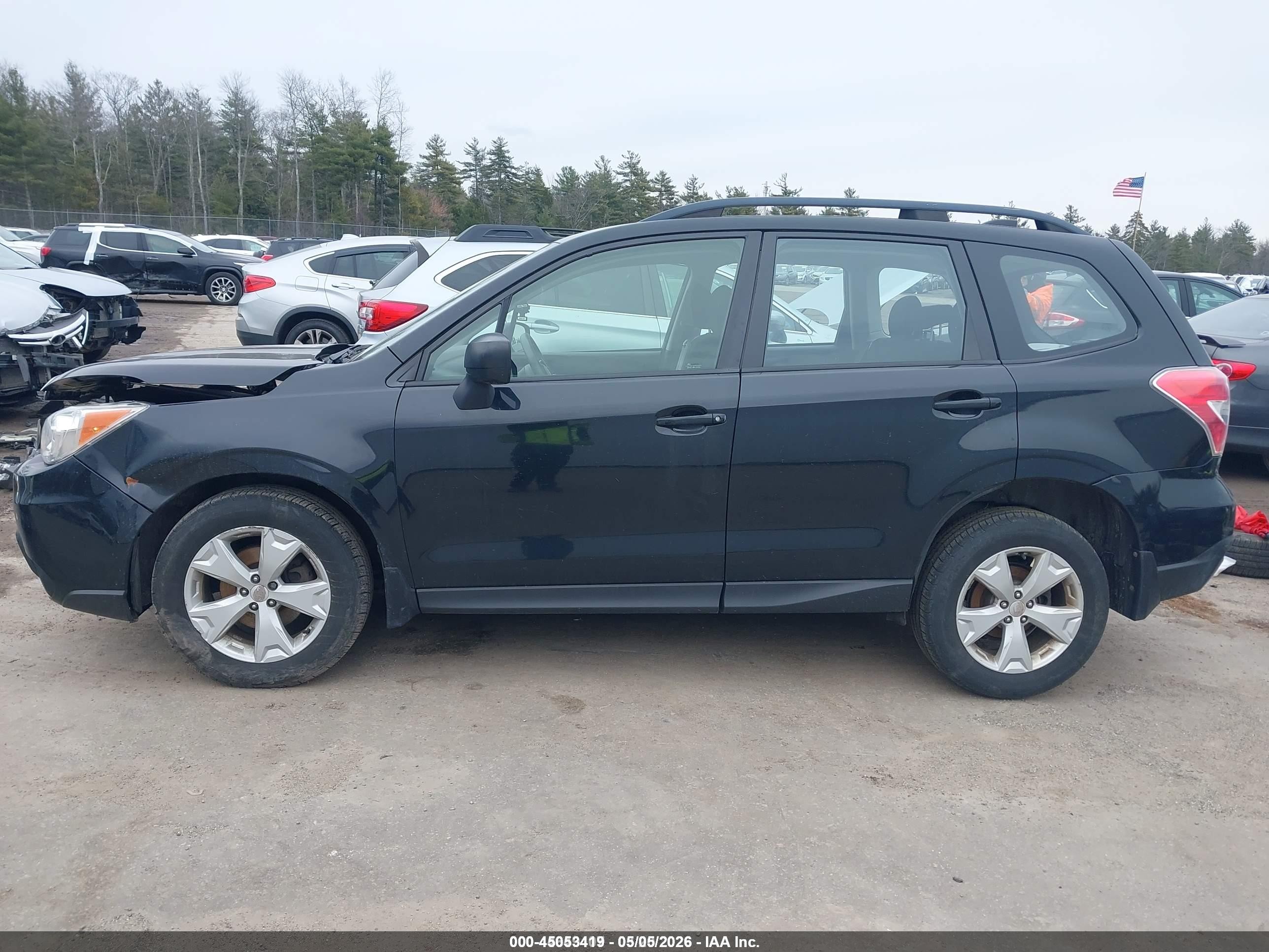 2016 Subaru Forester 2.5i Серый vin: JF2SJABC8GH440872