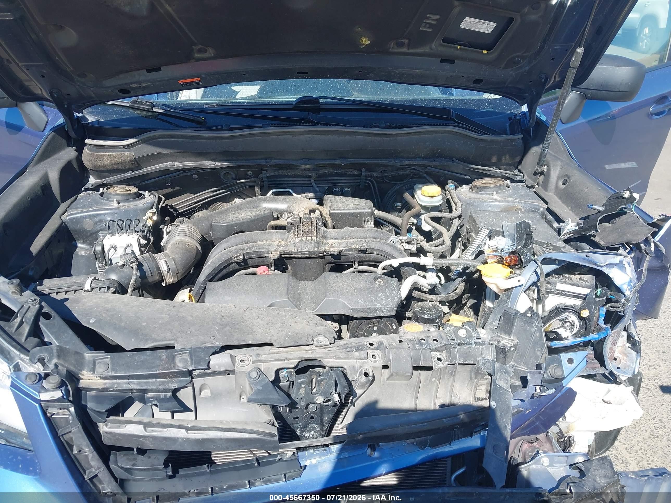 2018 Subaru Forester 2.5i Blue vin: JF2SJABC8JH584431