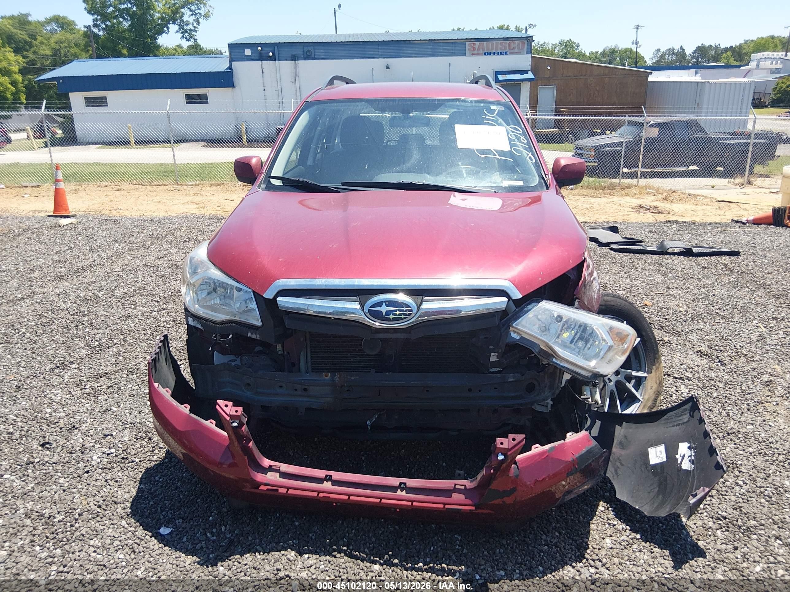 2015 Subaru Forester 2.5i Красный vin: JF2SJABC9FH420399