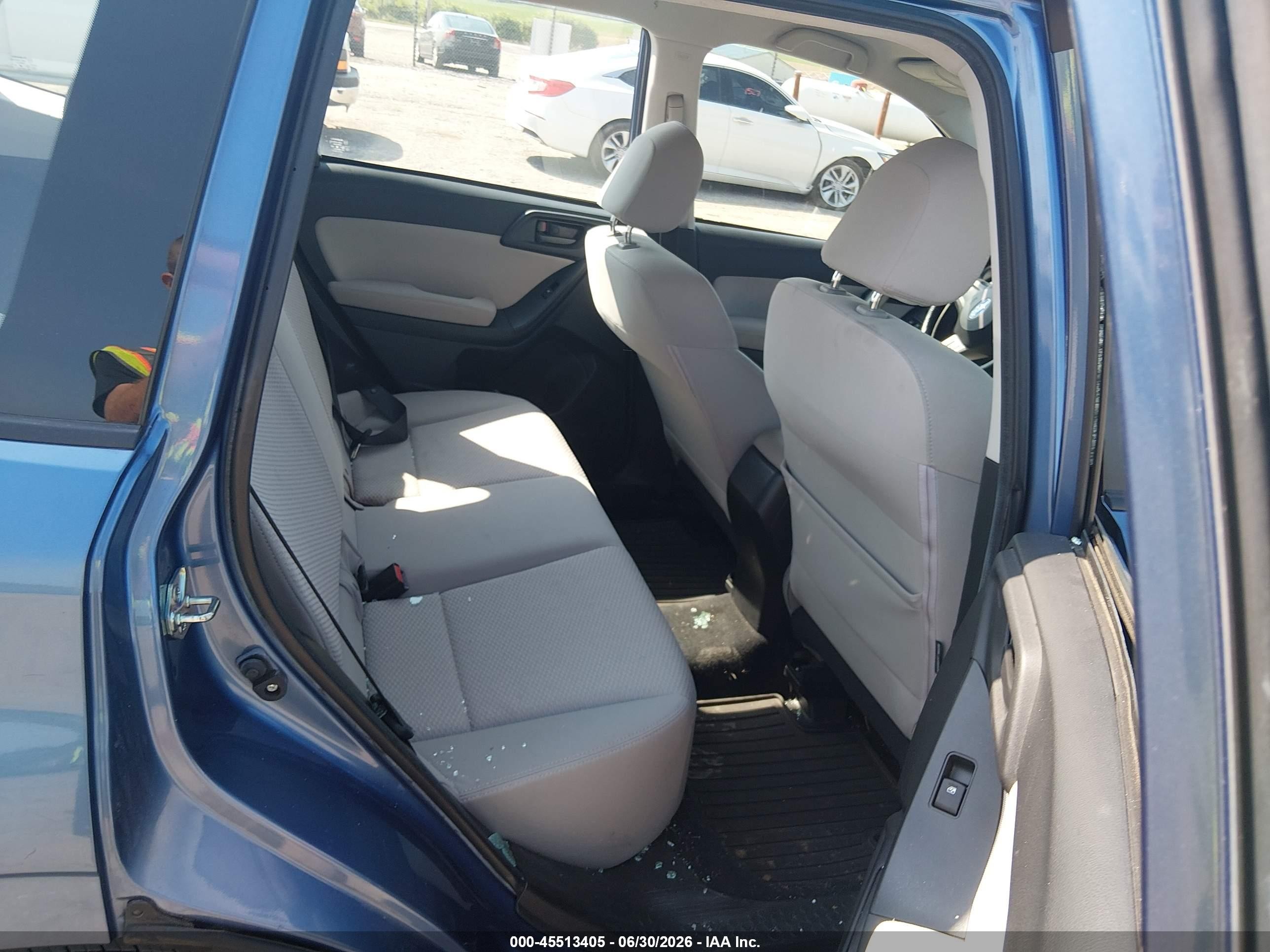 2015 Subaru Forester 2.5i Blue vin: JF2SJABC9FH421391