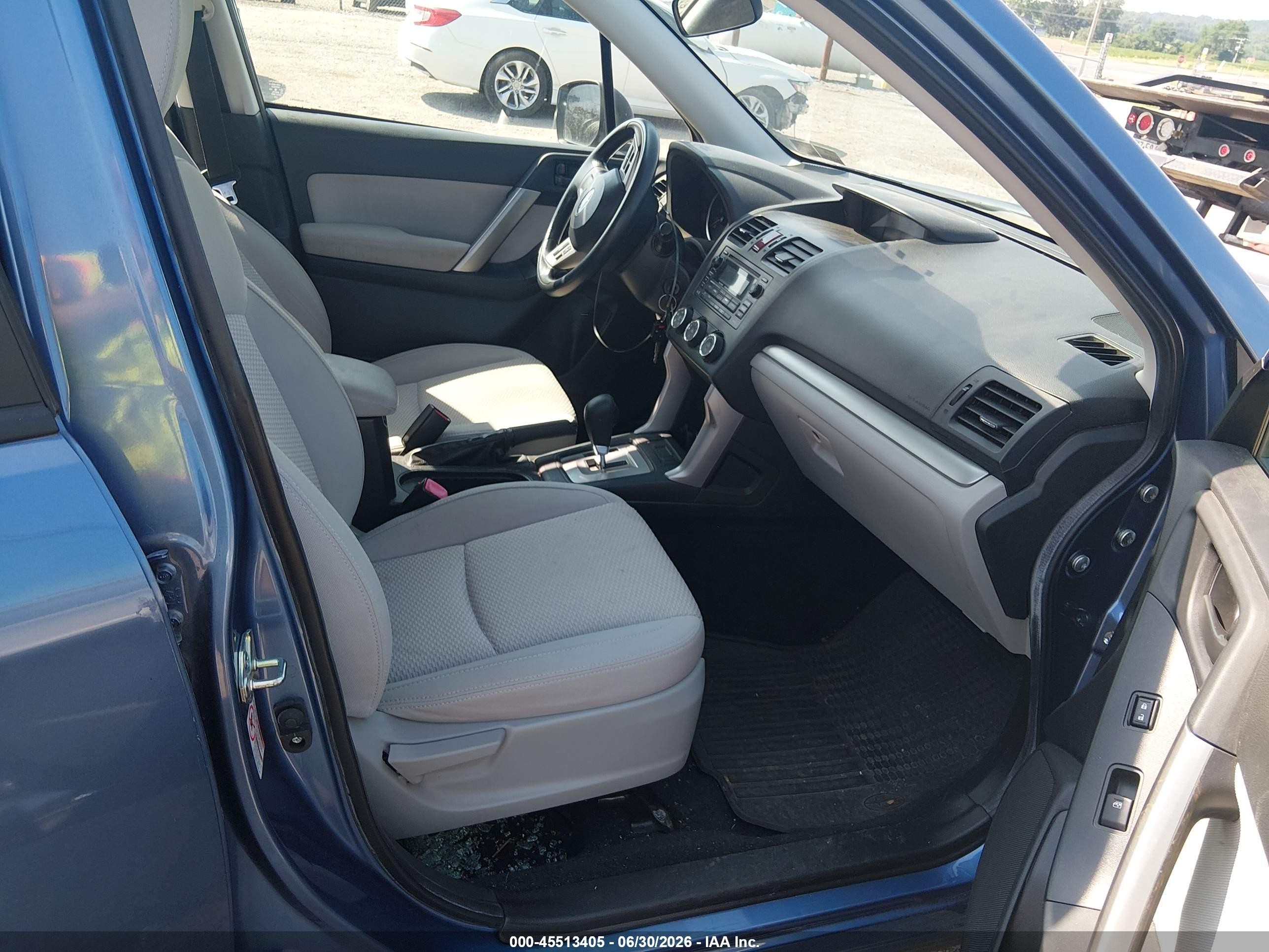 2015 Subaru Forester 2.5i Blue vin: JF2SJABC9FH421391