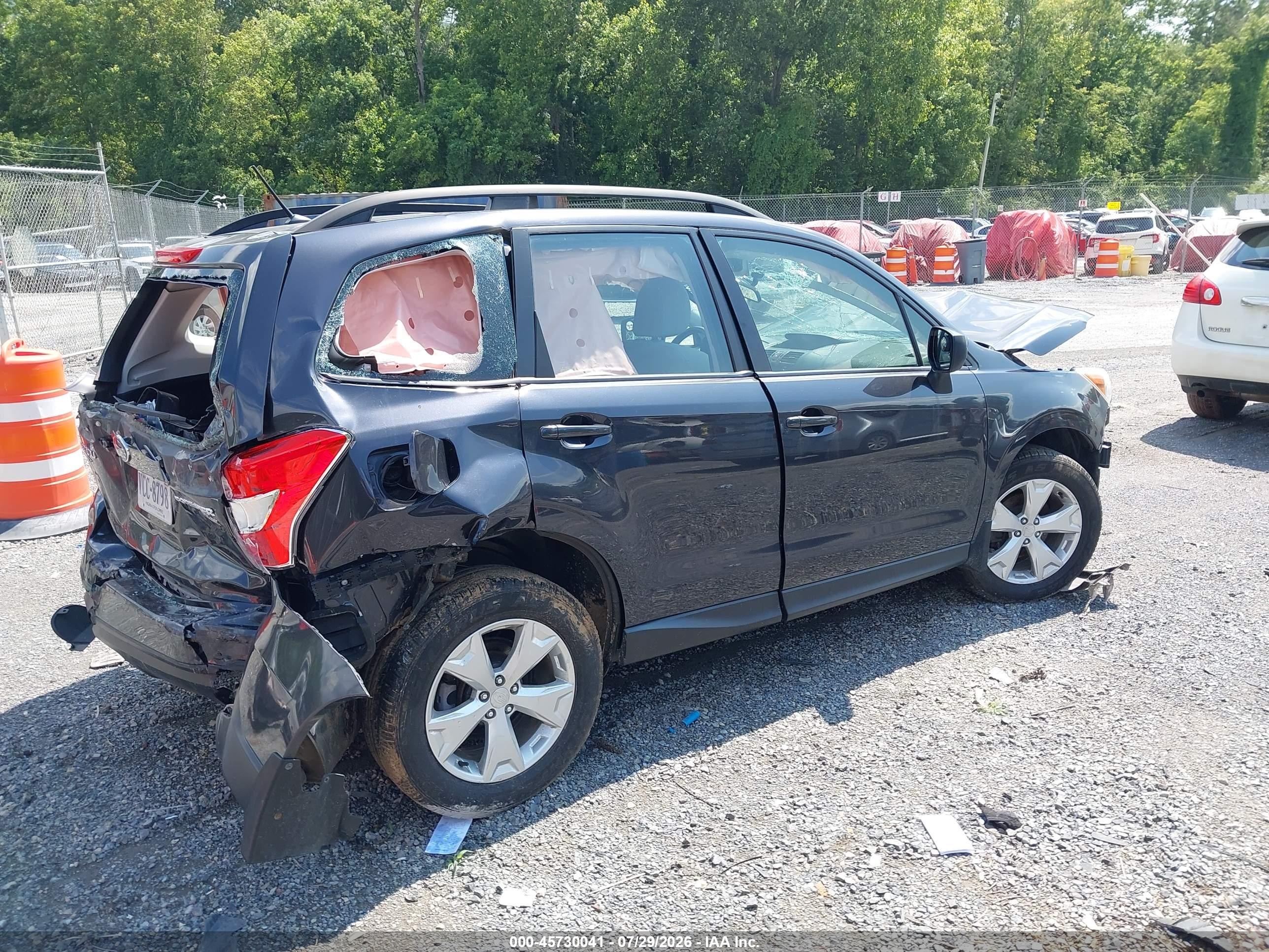 2015 Subaru Forester 2.5i Black vin: JF2SJABC9FH459509