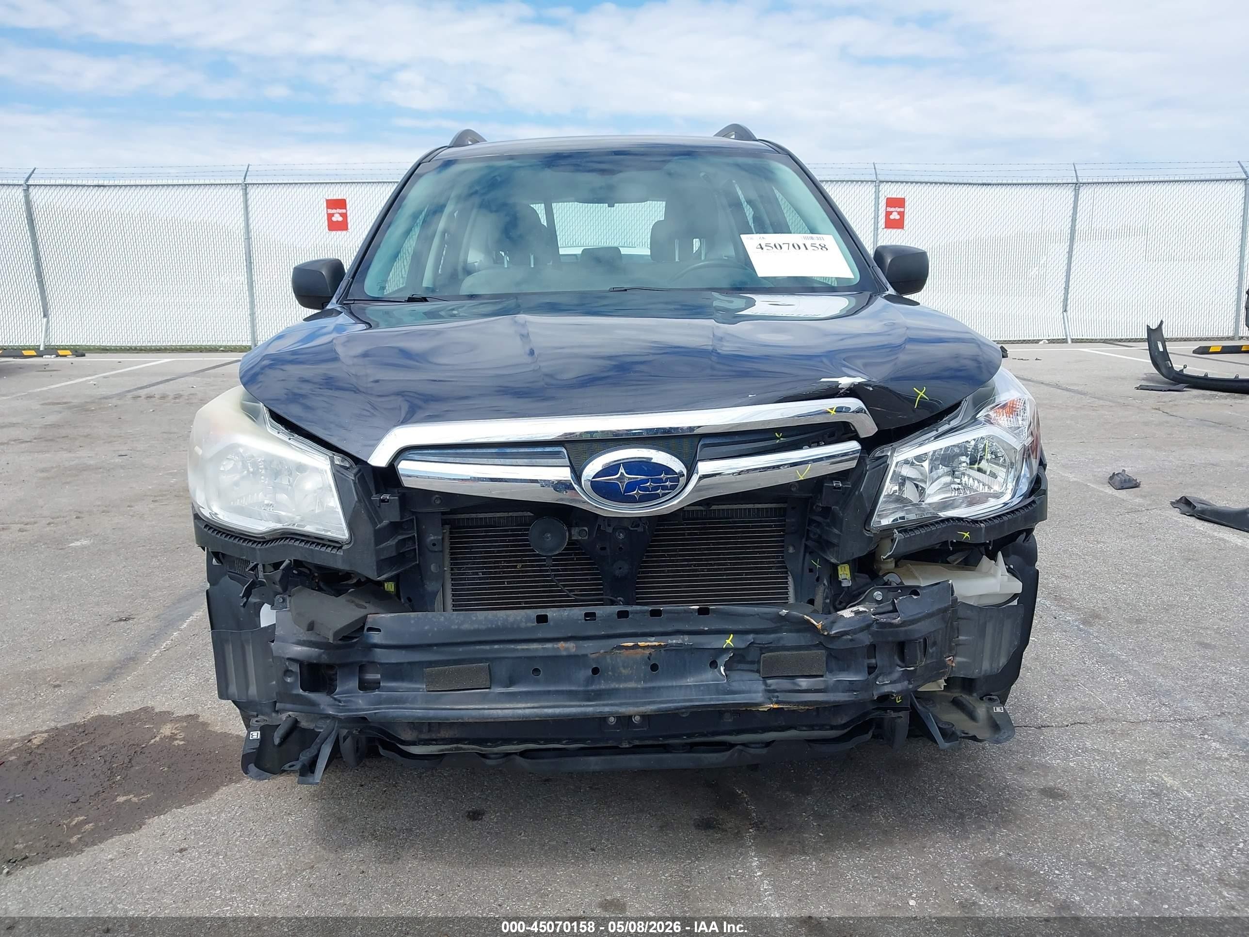 2015 Subaru Forester 2.5i Black vin: JF2SJABC9FH462040