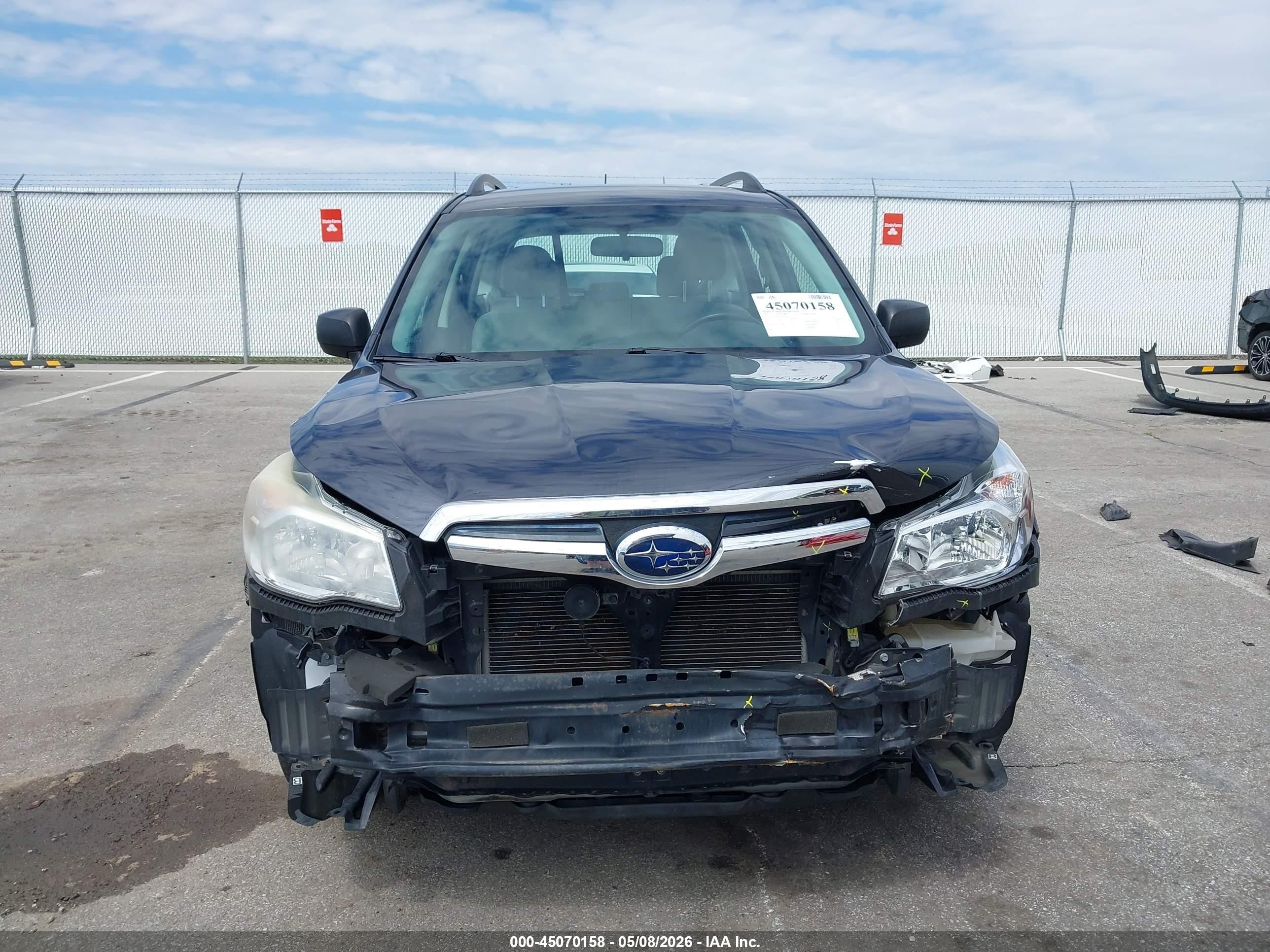 2015 Subaru Forester 2.5i Black vin: JF2SJABC9FH462040