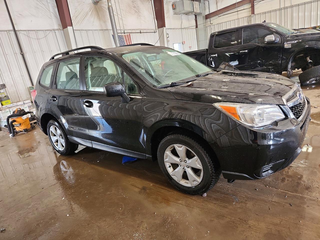 2015 Subaru Forester 2.5i Black vin: JF2SJABC9FH471434