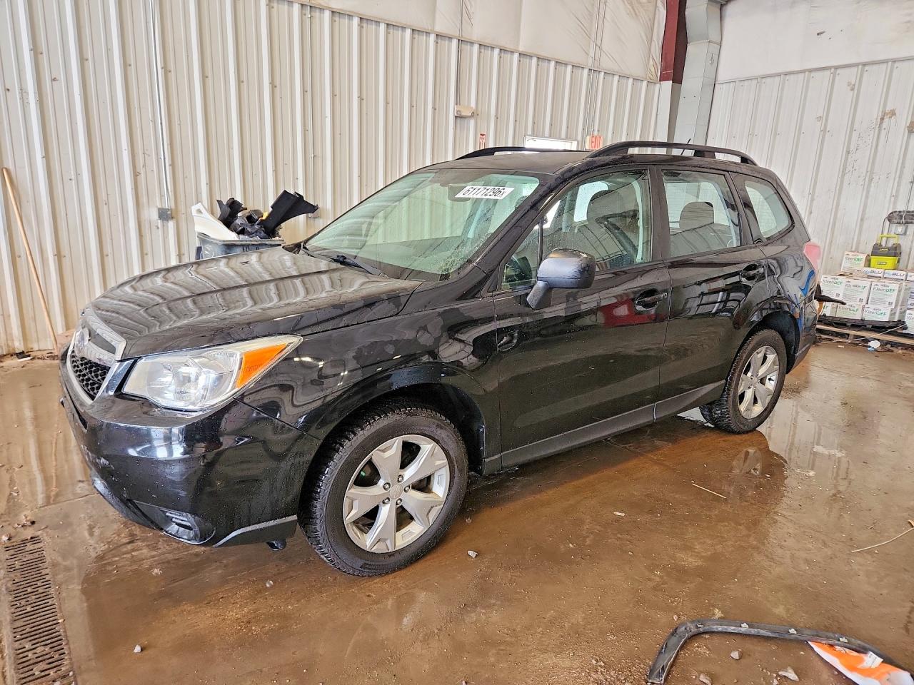 2015 Subaru Forester 2.5i Черный vin: JF2SJABC9FH471434