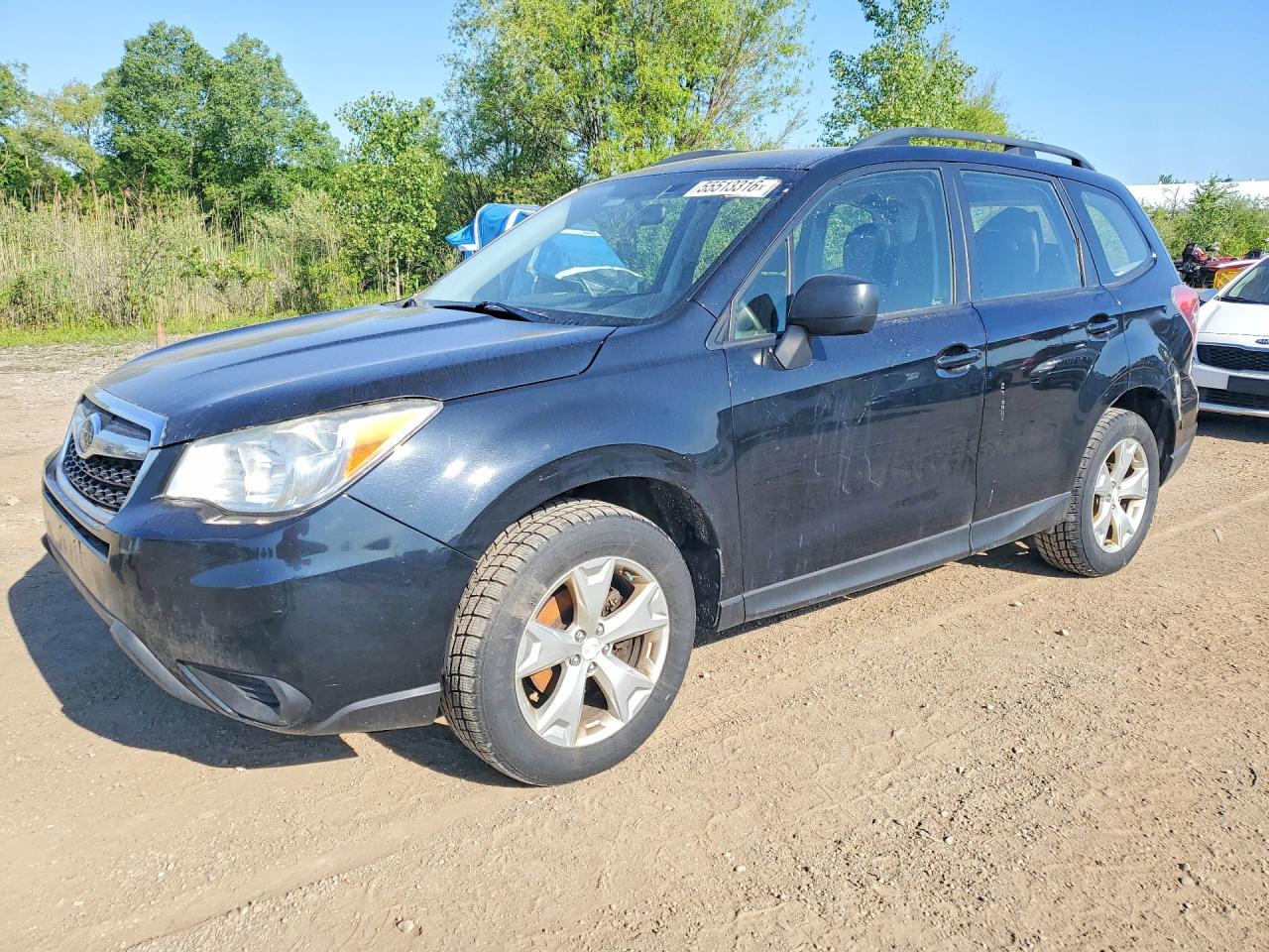 2015 Subaru Forester 2.5i Black vin: JF2SJABC9FH500284
