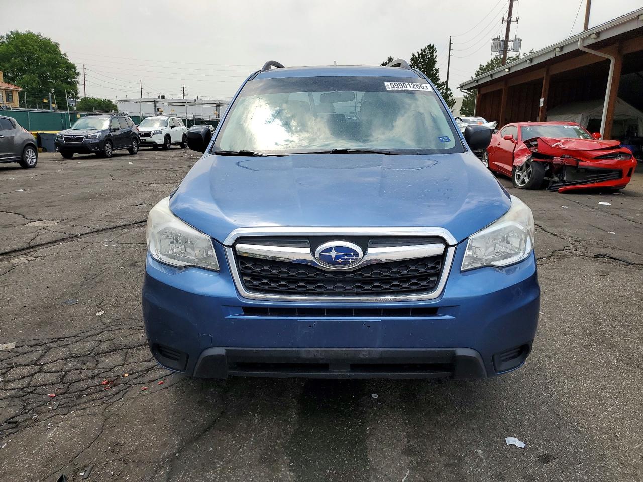 2015 Subaru Forester 2.5i Blue vin: JF2SJABC9FH520860
