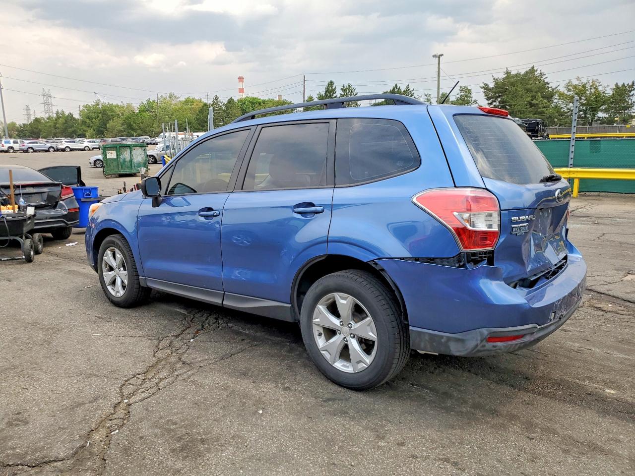 2015 Subaru Forester 2.5i Blue vin: JF2SJABC9FH520860