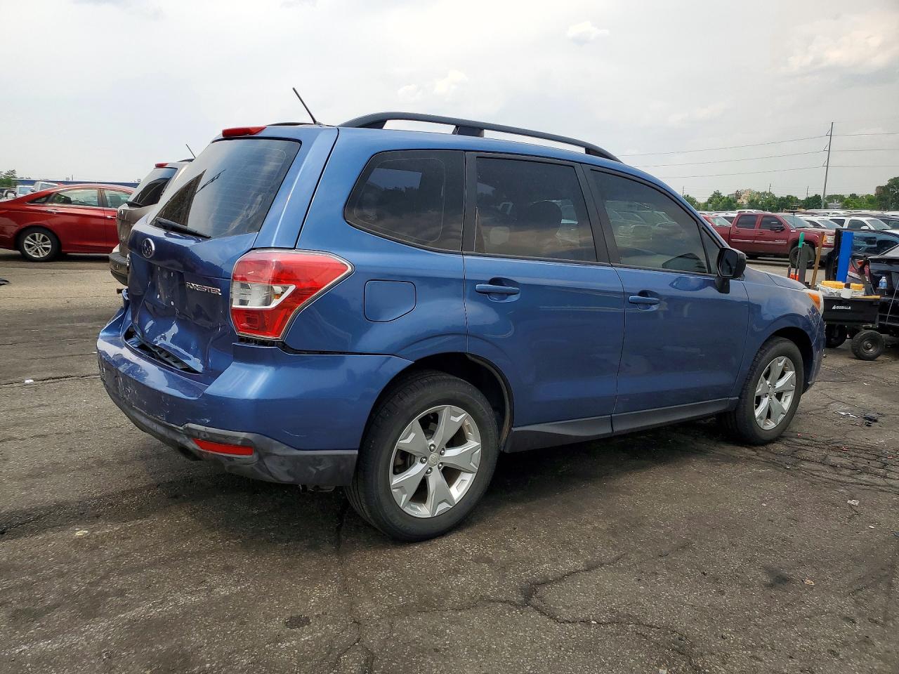 2015 Subaru Forester 2.5i Blue vin: JF2SJABC9FH520860