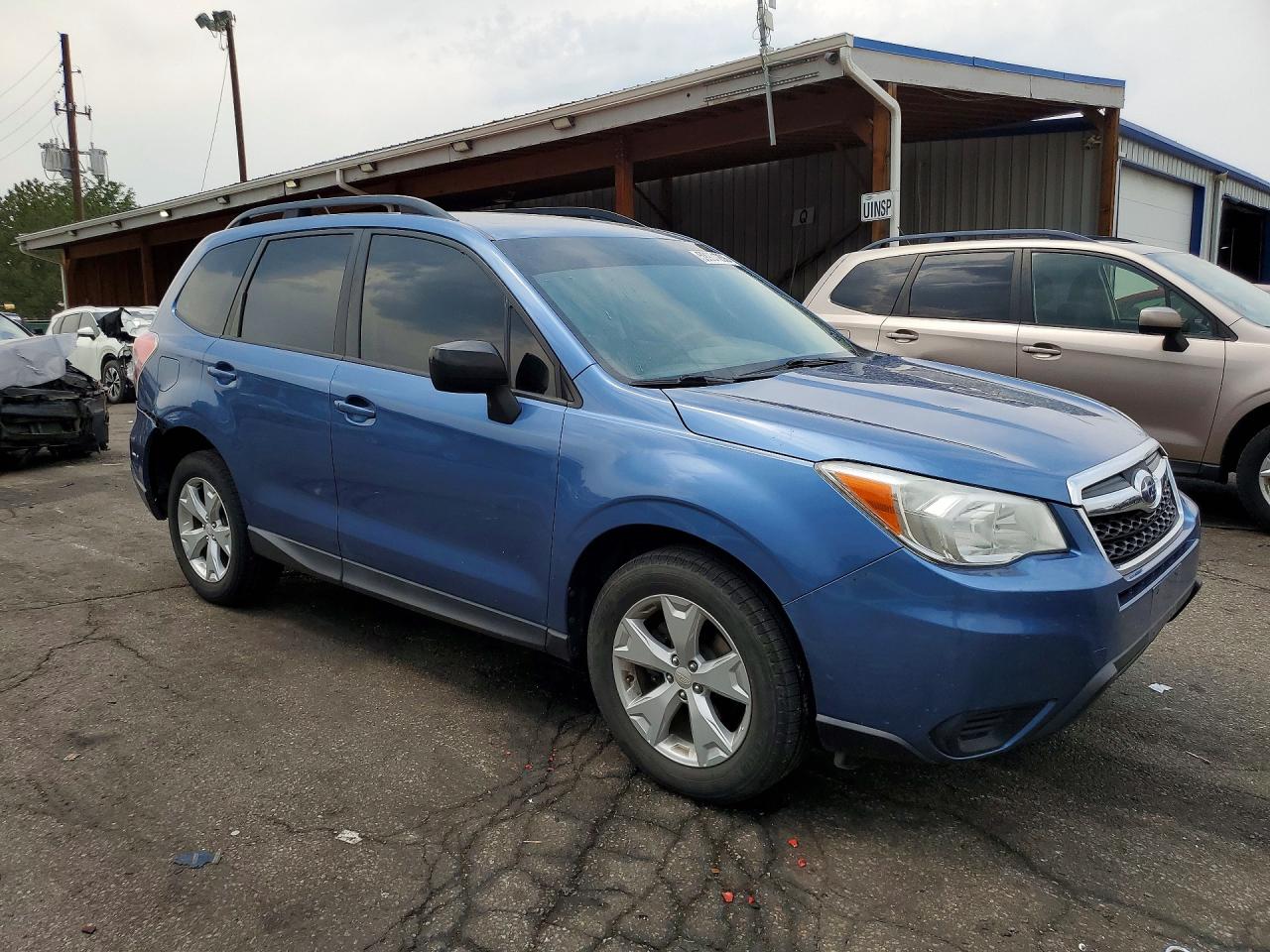 2015 Subaru Forester 2.5i Blue vin: JF2SJABC9FH520860