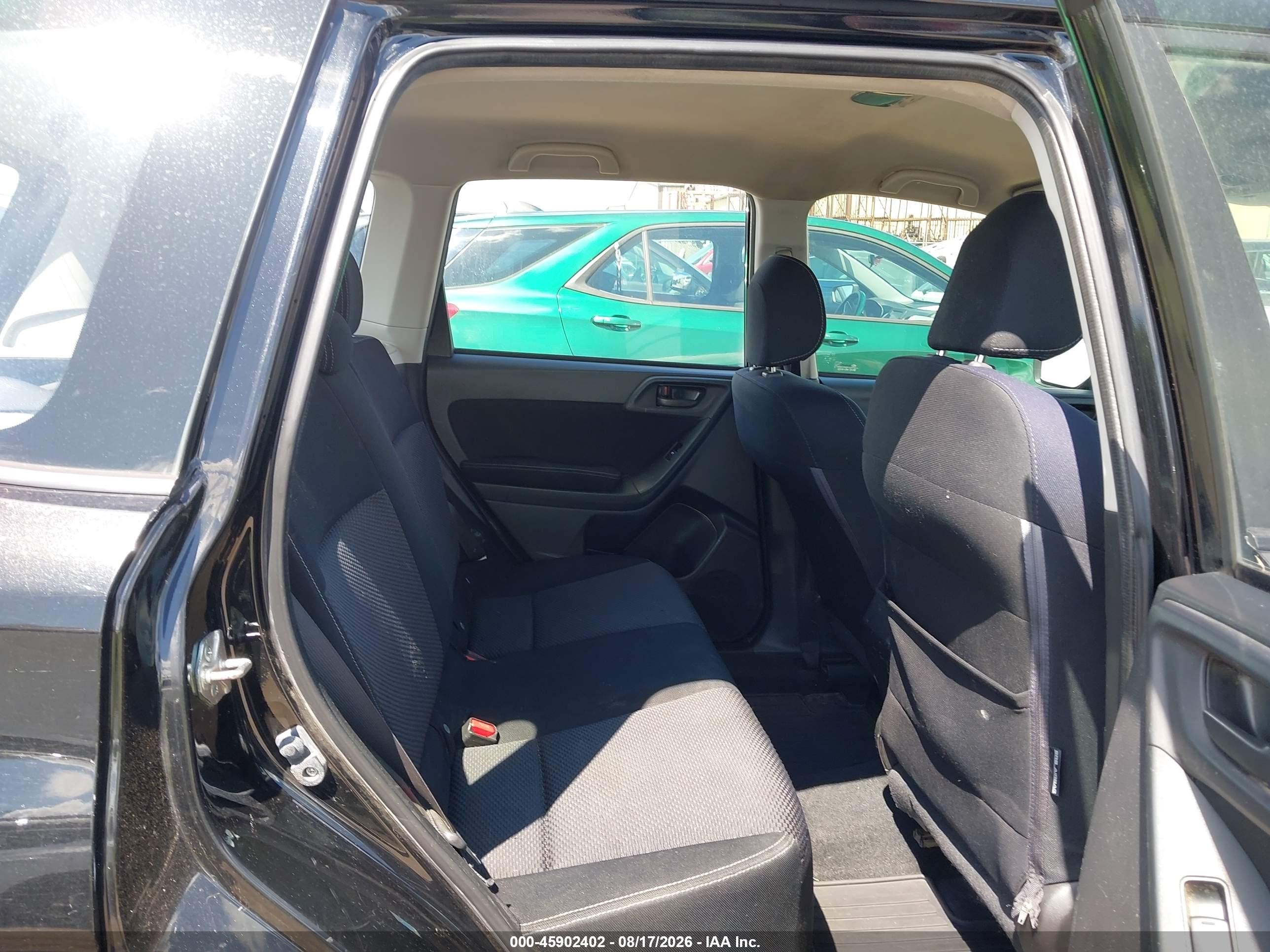 2015 Subaru Forester 2.5i Black vin: JF2SJABC9FH536833