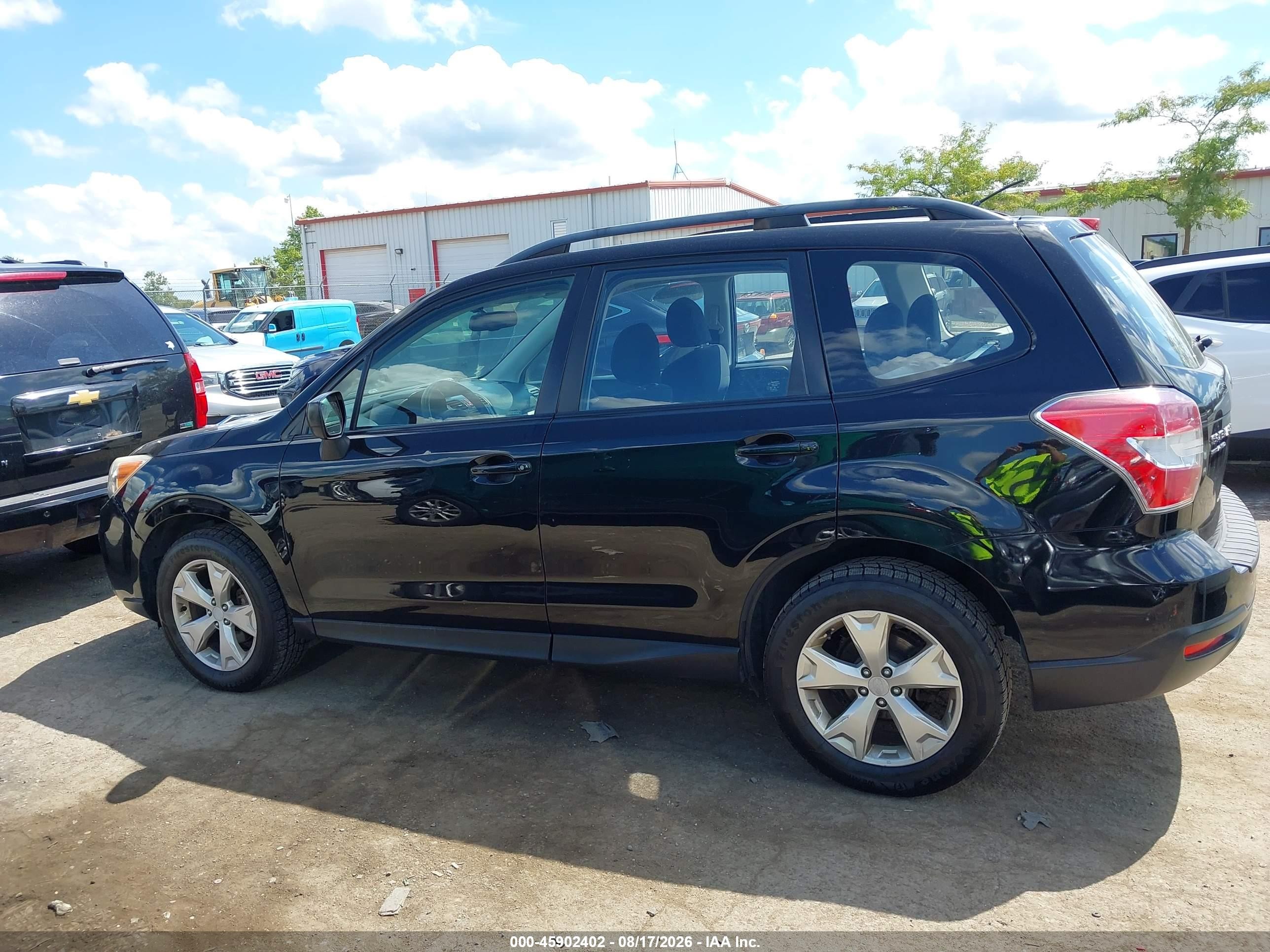 2015 Subaru Forester 2.5i Black vin: JF2SJABC9FH536833