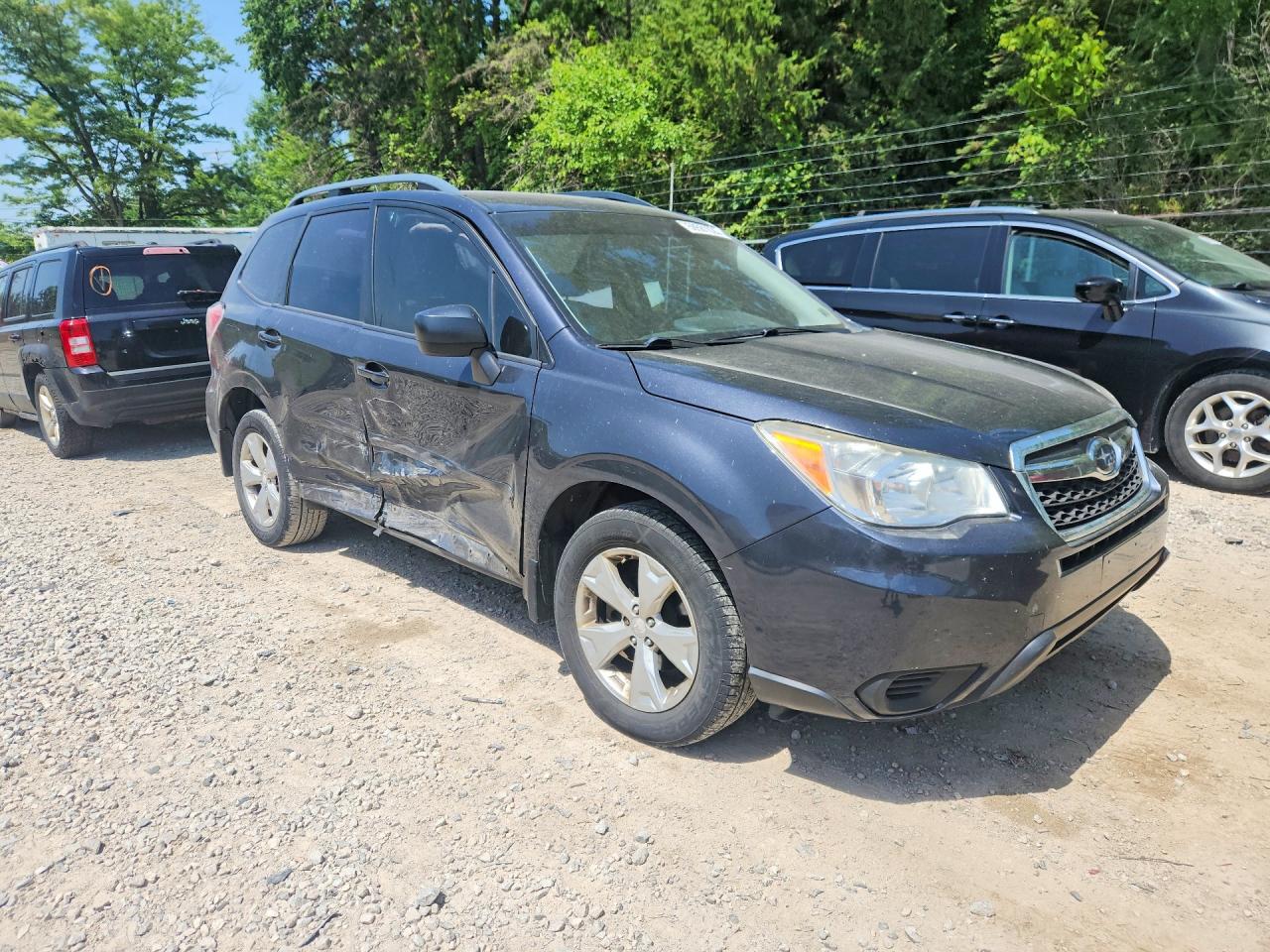 2015 Subaru Forester 2.5i Blue vin: JF2SJABC9FH559643