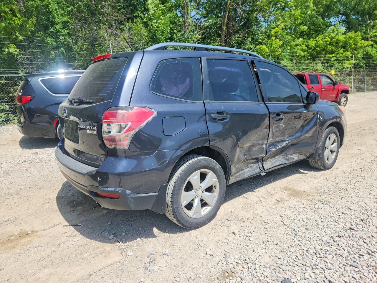 2015 Subaru Forester 2.5i Blue vin: JF2SJABC9FH559643