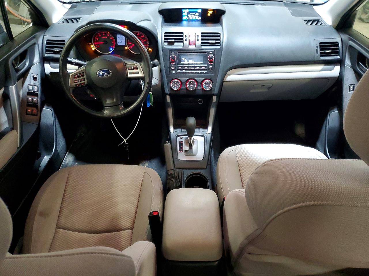 2015 Subaru Forester 2.5i White vin: JF2SJABC9FH804697