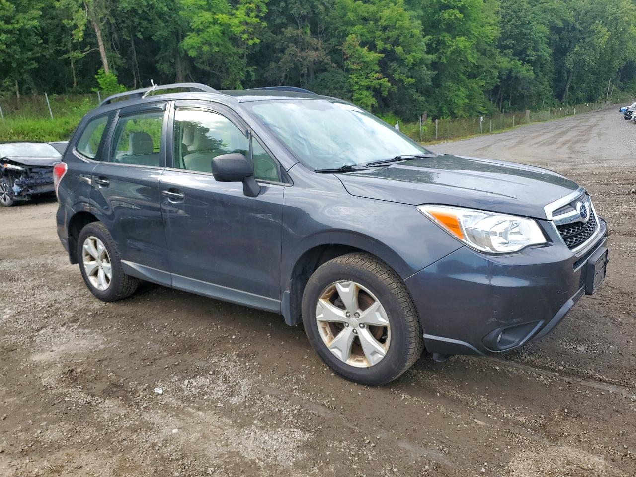 2015 Subaru Forester 2.5i Gray vin: JF2SJABC9FH840194