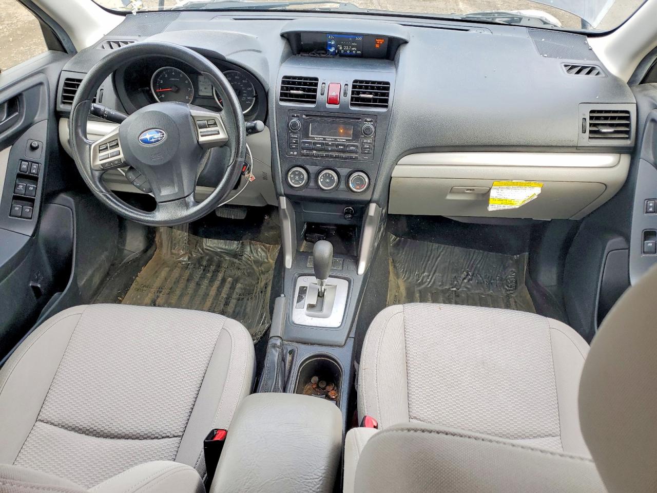 2015 Subaru Forester 2.5i Gray vin: JF2SJABC9FH840194