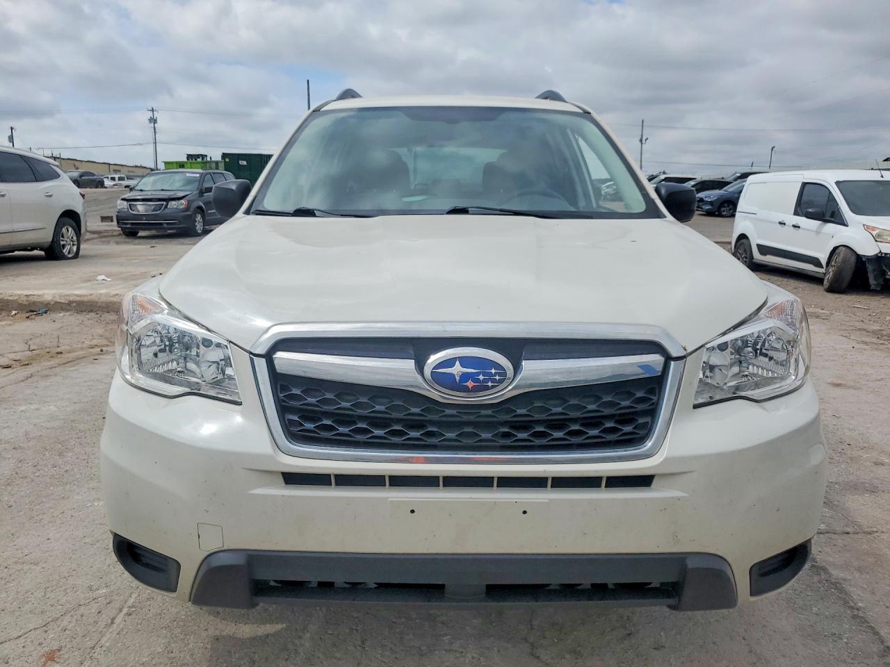 2016 Subaru Forester 2.5i White vin: JF2SJABC9GH496416