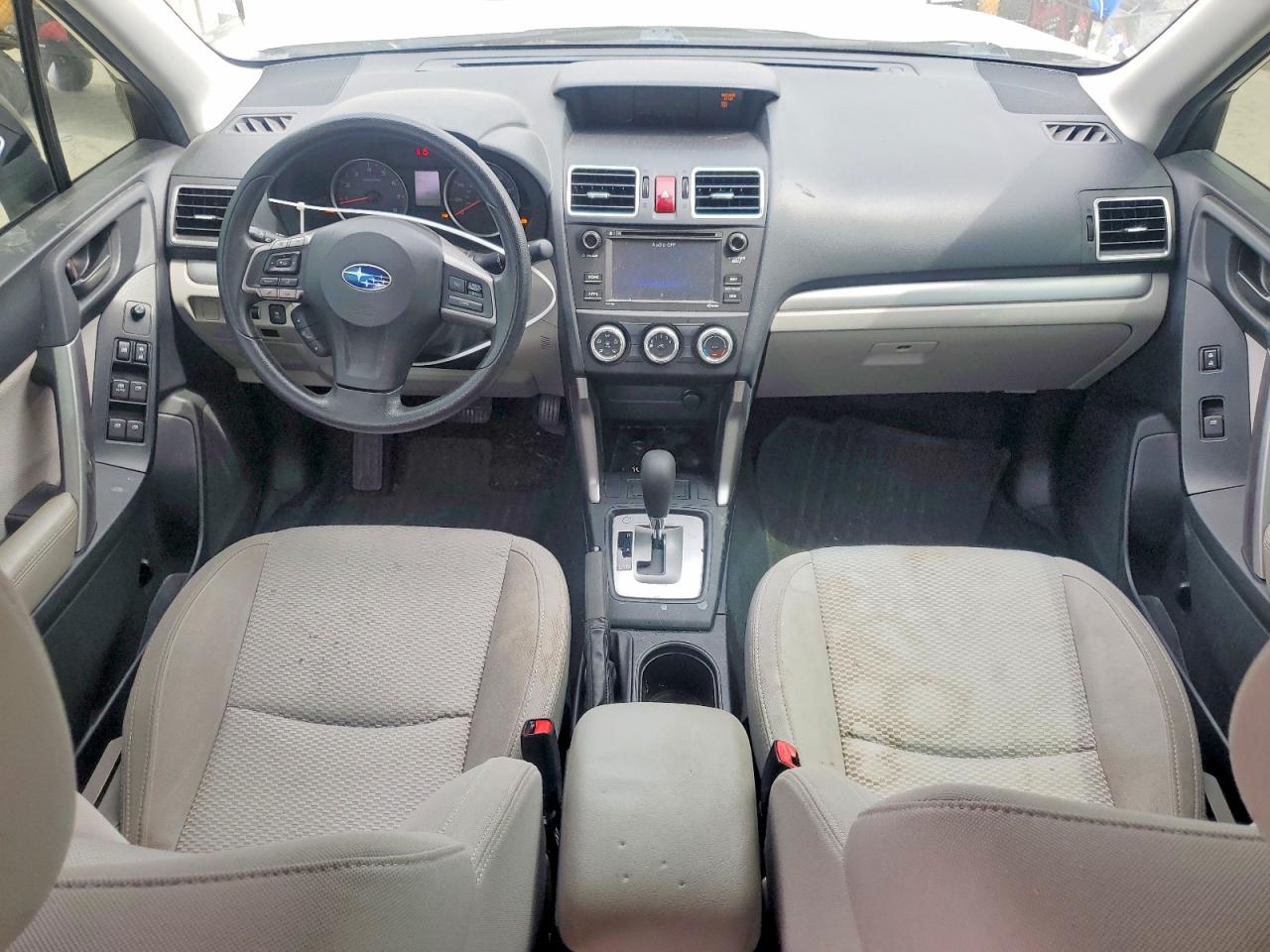 2016 Subaru Forester 2.5i White vin: JF2SJABC9GH496416