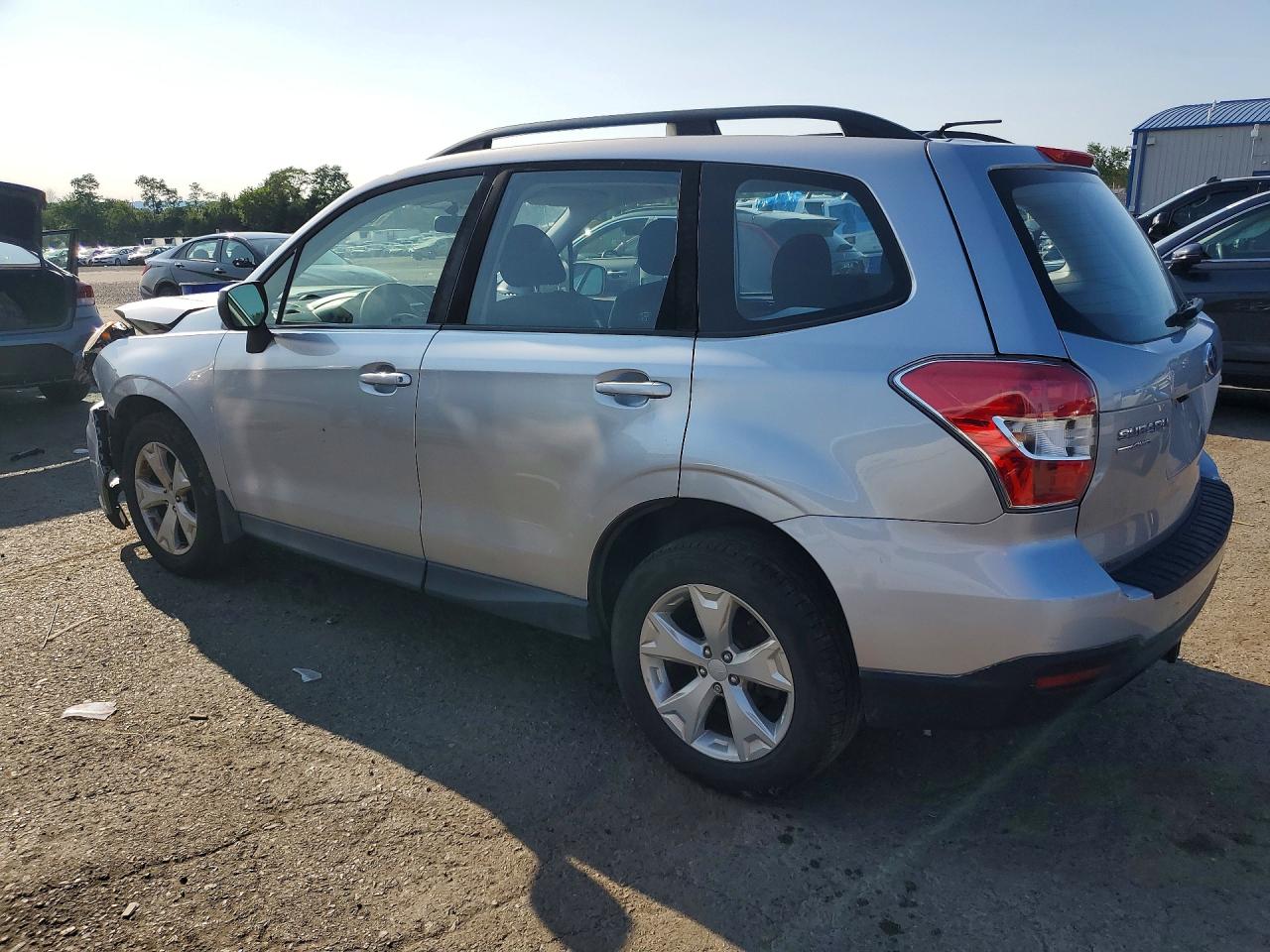 2015 Subaru Forester 2.5i Gray vin: JF2SJABCXFH422663